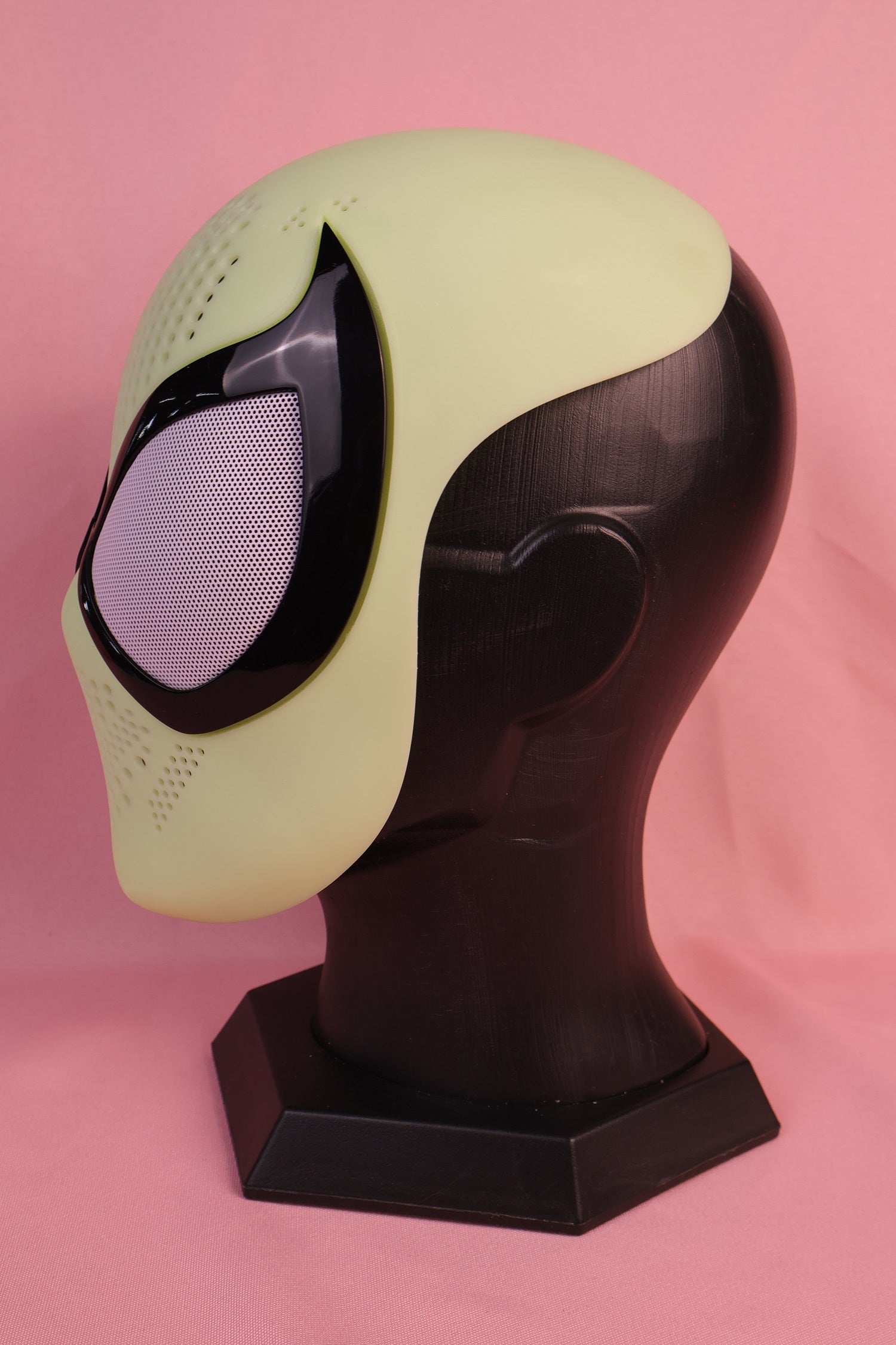 Custom Upswept Sharp Lens Spider Hood: PVC Faceshell, Personalized