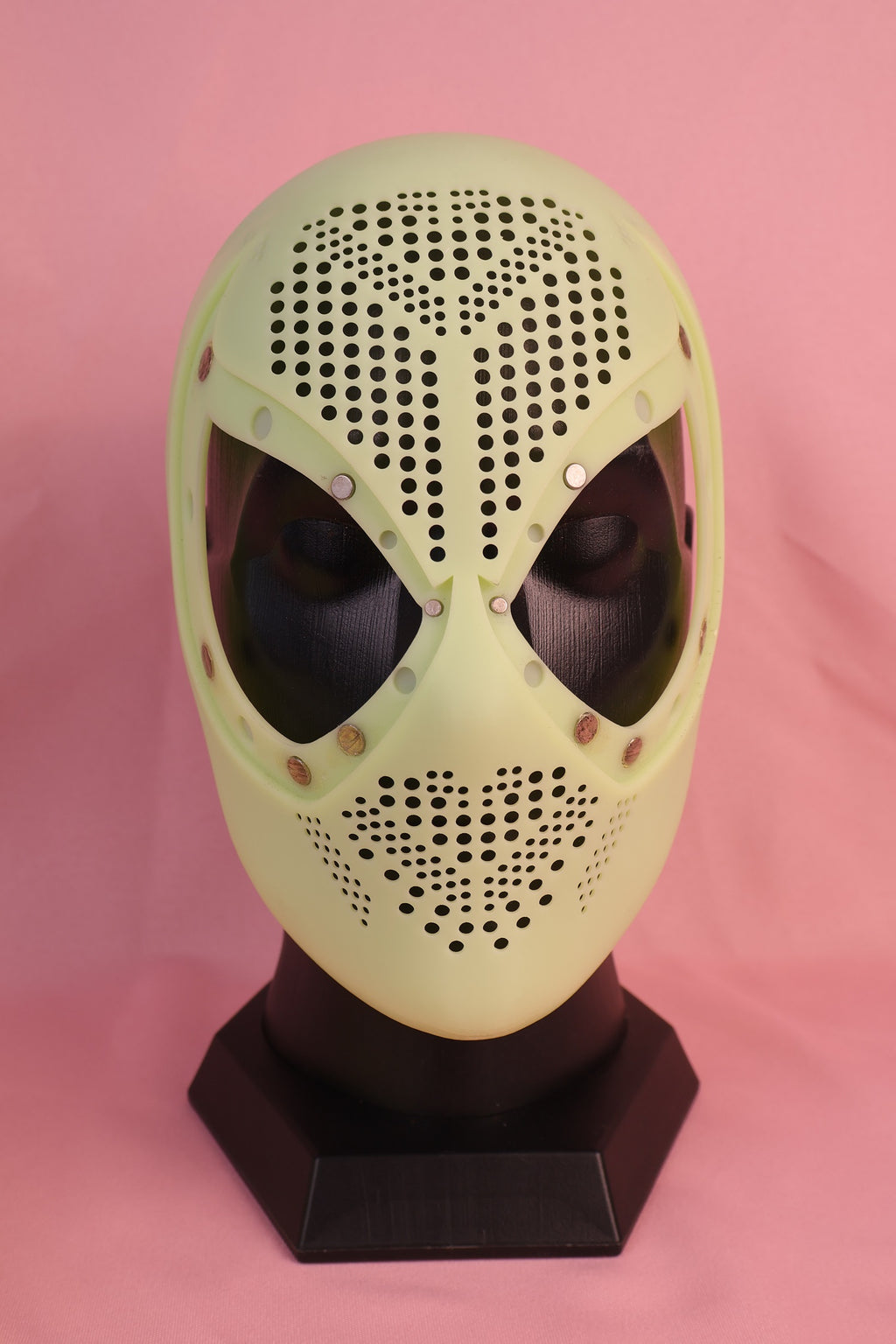 Custom Upswept Sharp Lens Spider Hood: PVC Faceshell, Personalized