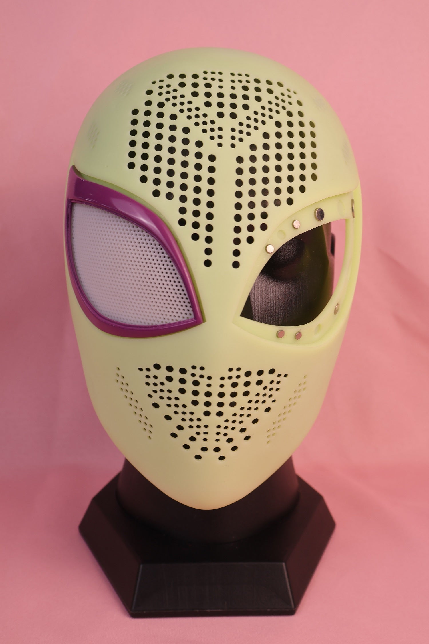 Custom Upswept Sharp Lens Spider Hood: PVC Faceshell, Personalized