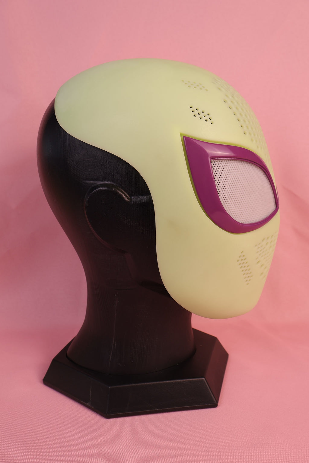 Custom Upswept Sharp Lens Spider Hood: PVC Faceshell, Personalized