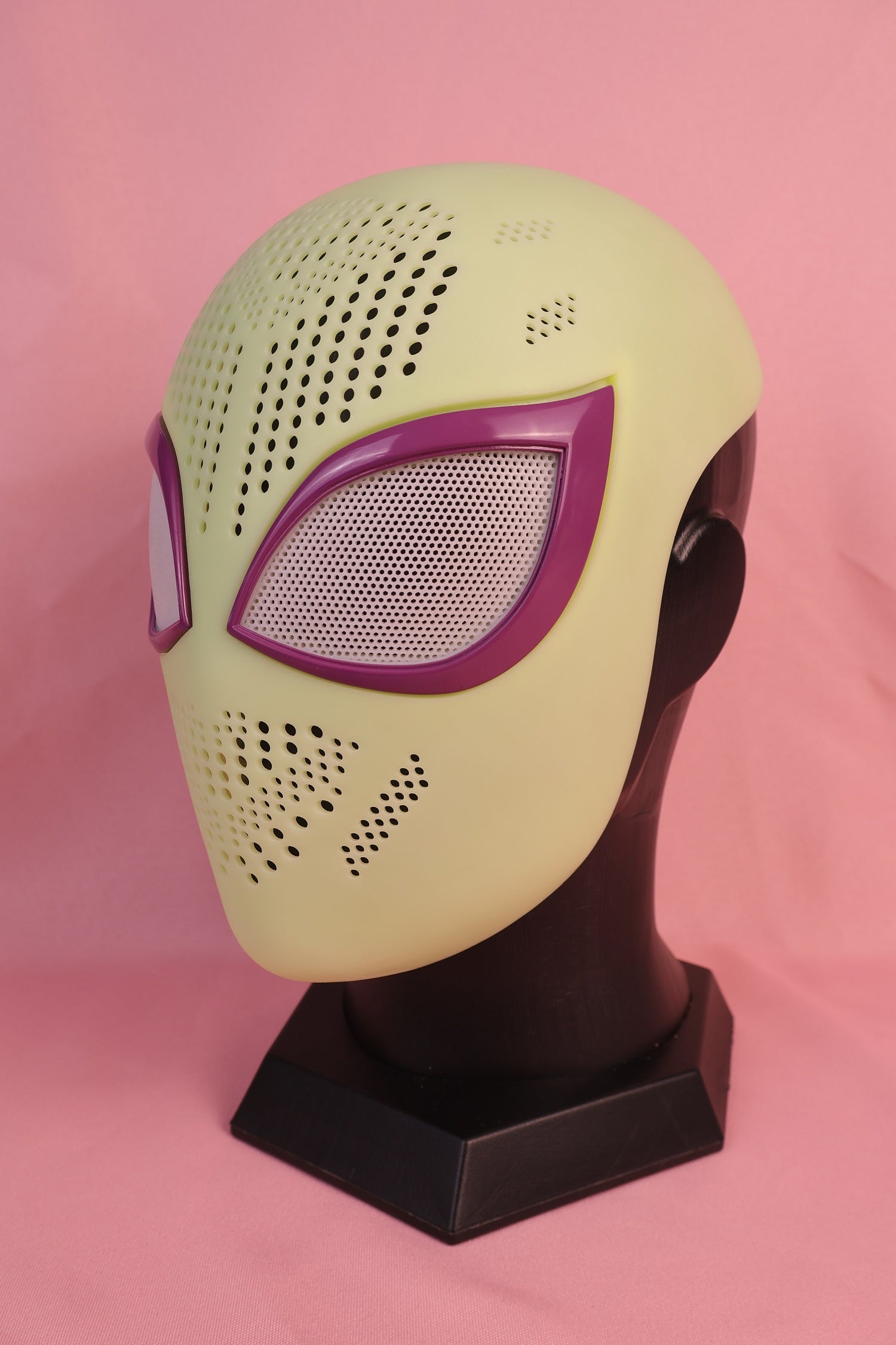 Custom Upswept Sharp Lens Spider Hood: PVC Faceshell, Personalized