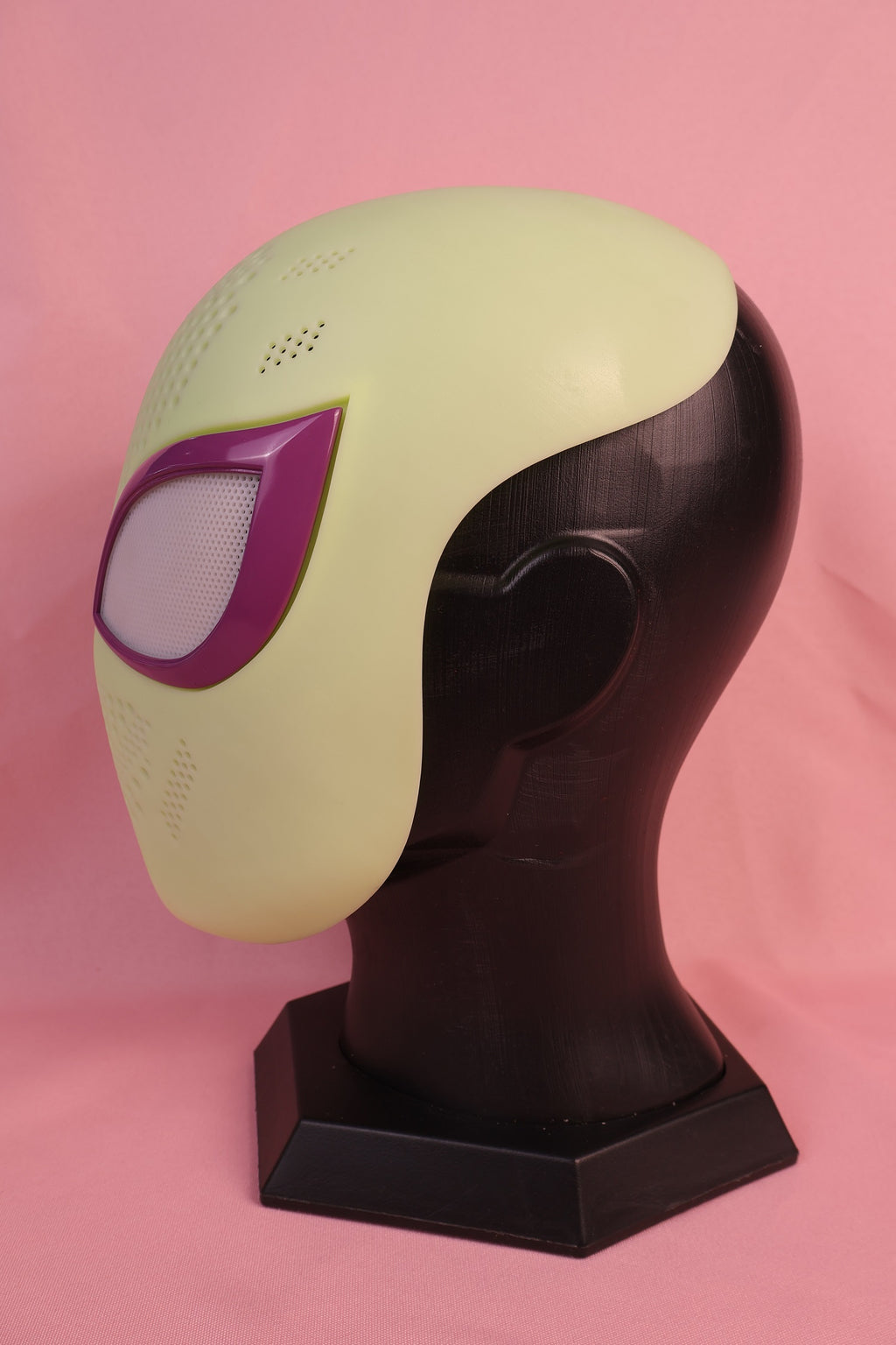 Custom Upswept Sharp Lens Spider Hood: PVC Faceshell, Personalized