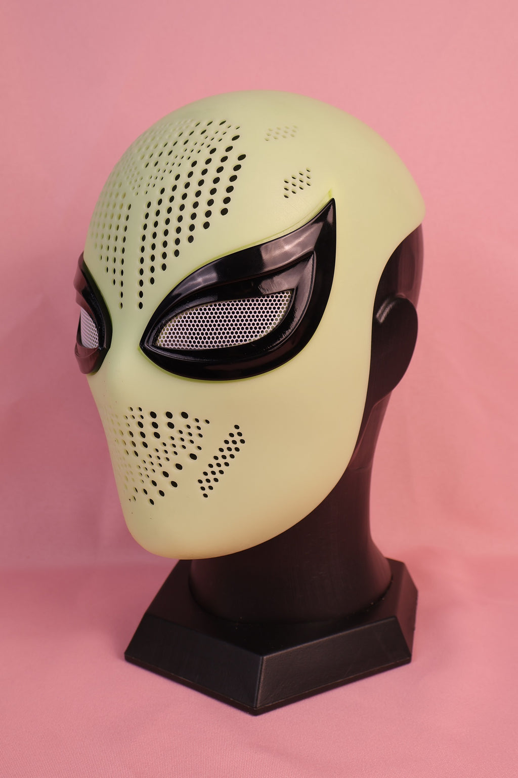 Custom Upswept Sharp Lens Spider Hood: PVC Faceshell, Personalized