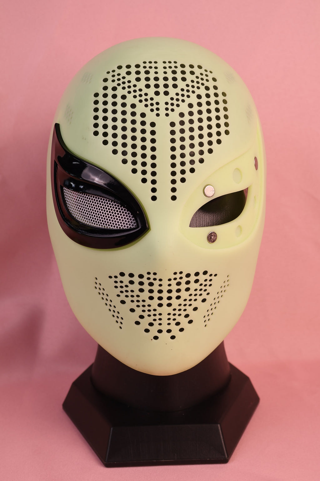 Custom Upswept Sharp Lens Spider Hood: PVC Faceshell, Personalized