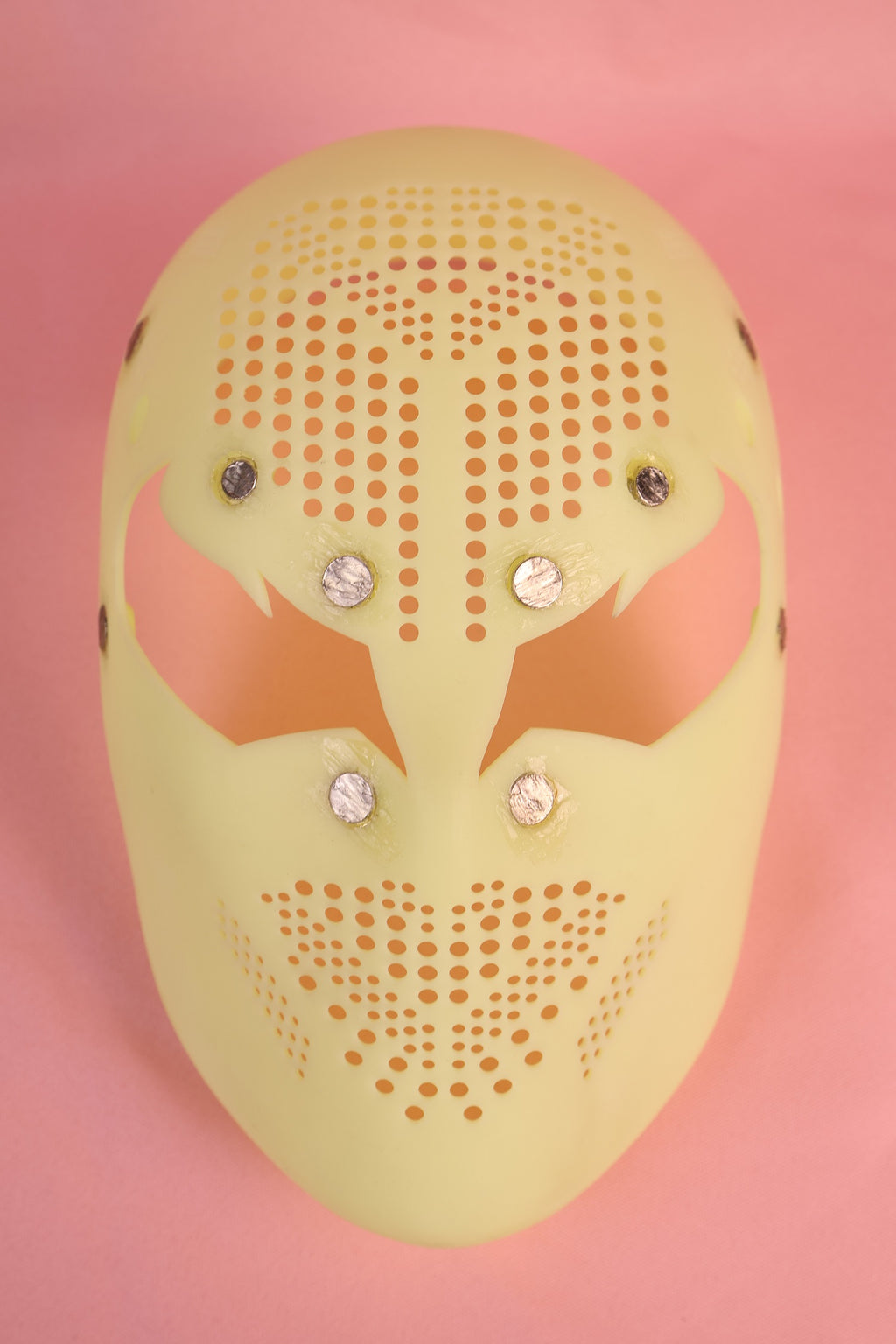 Bespoke Layered Black Lens Spider Mask: PVC Faceshell, Custom Helmet