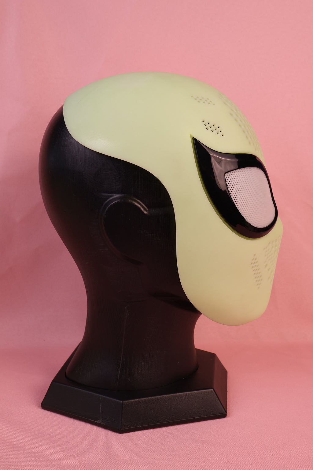 Custom High Arch Lens Spider Hood: PVC Faceshell, Personalized Mask