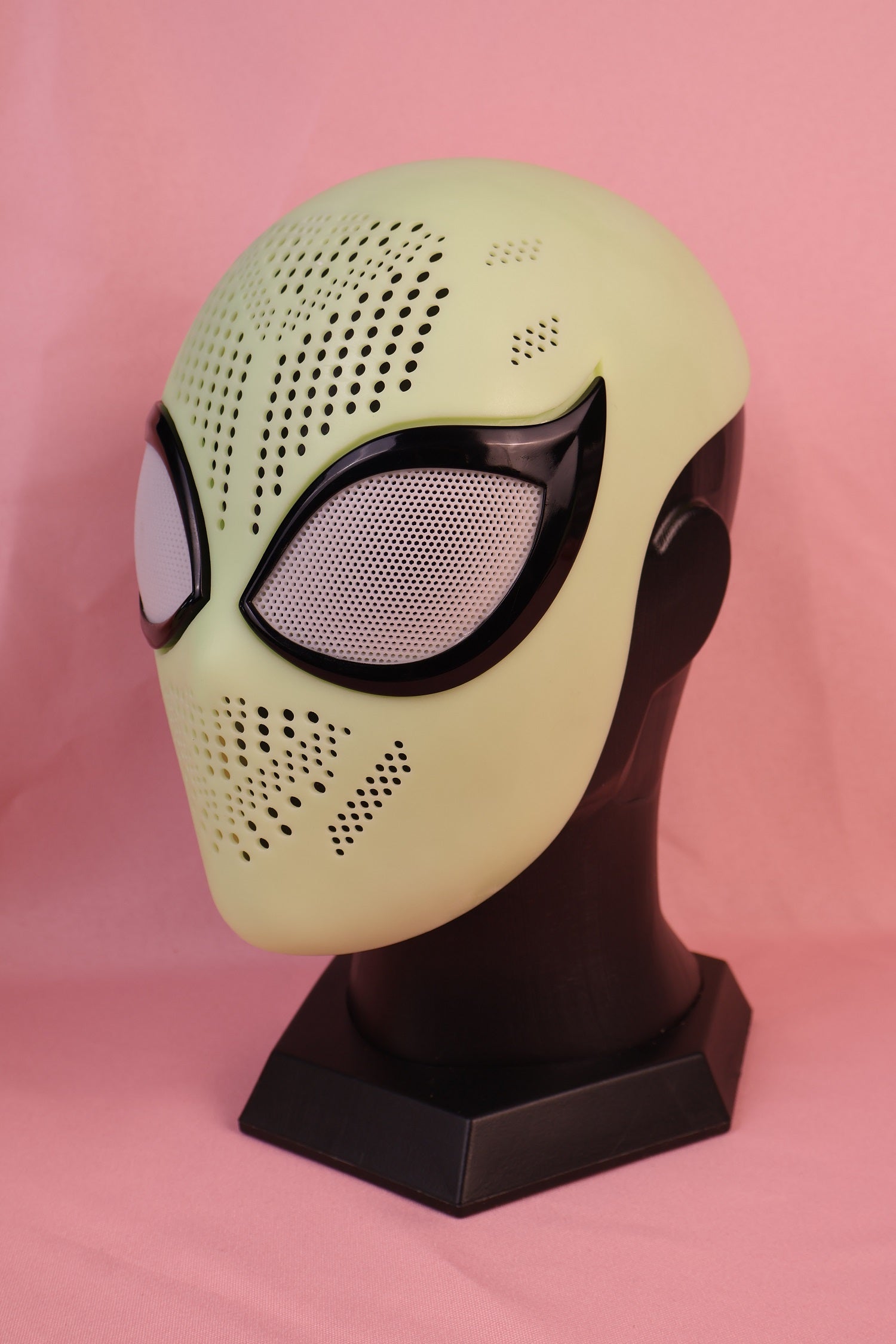 Custom High Arch Lens Spider Hood: PVC Faceshell, Personalized Mask