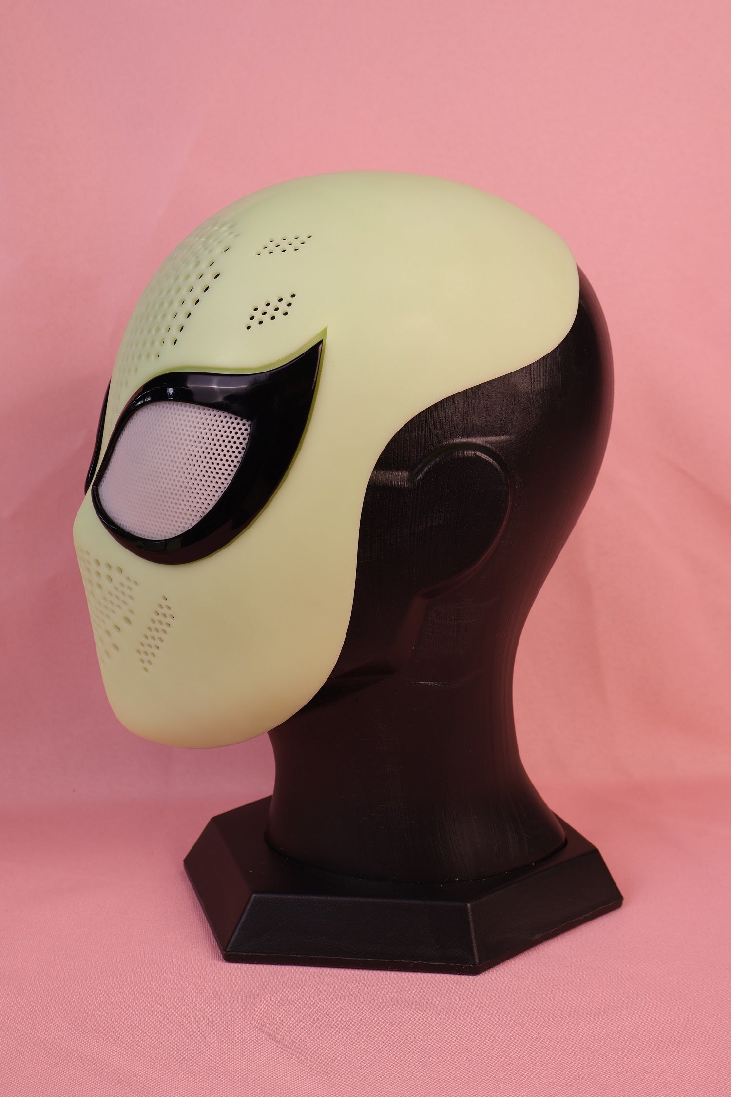 Custom High Arch Lens Spider Hood: PVC Faceshell, Personalized Mask