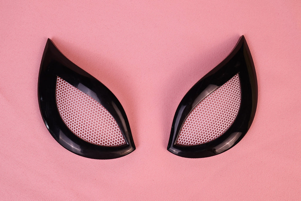 Custom Crescent Lens Spider Gear: PVC Head Armor, Personalized Hood
