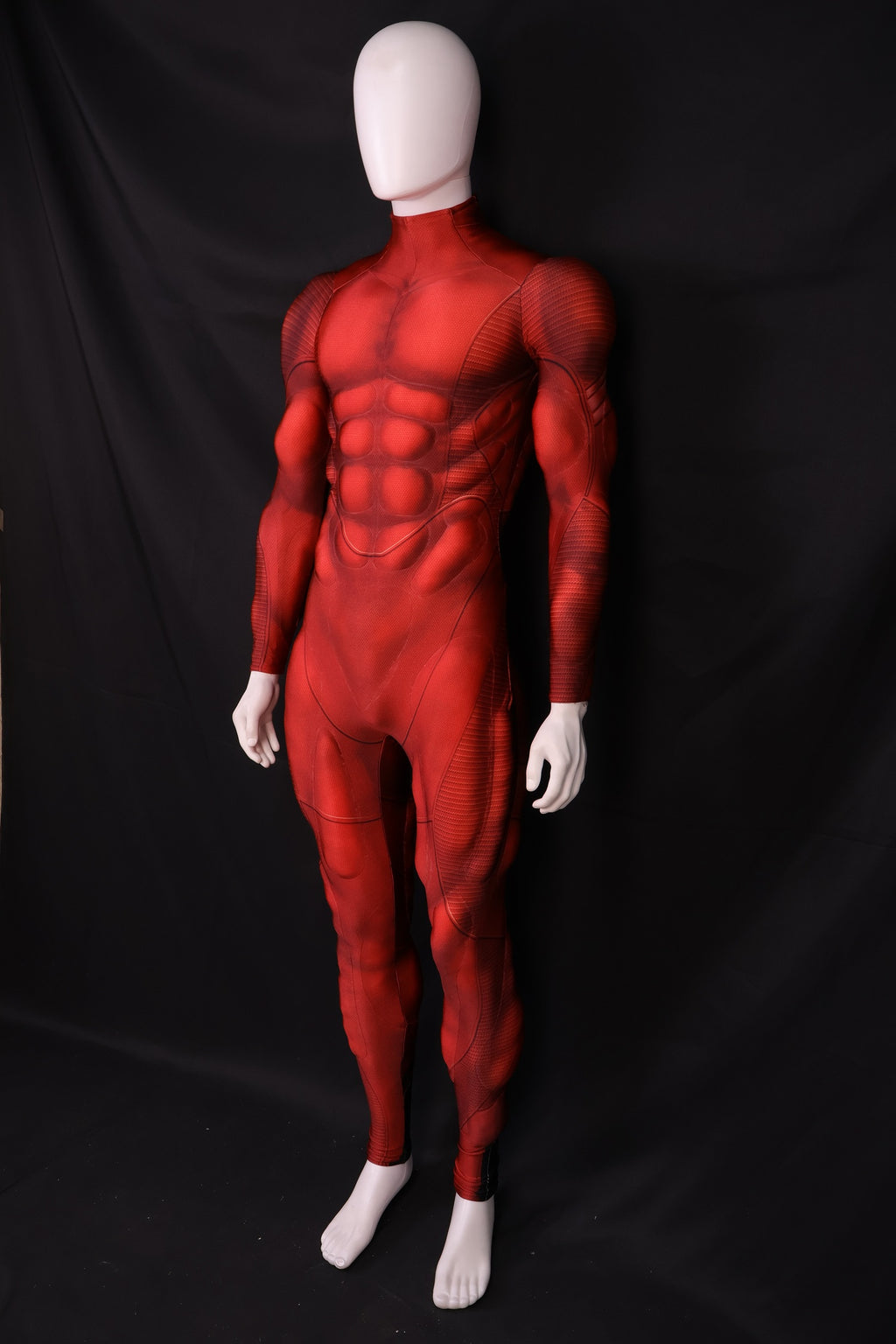Scarlet Red Muscle Suit - Custom Personalized 3D Lycra Gear