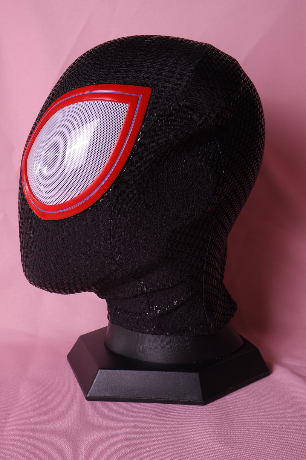 Miles Custom Spider Mask: 3D Silk-Screen Rigid Shell, Personalized