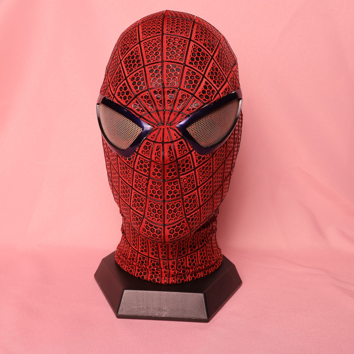Custom TASM Spider Mask, 3D Textured Personalized Soft Hood with Invisible Zipper