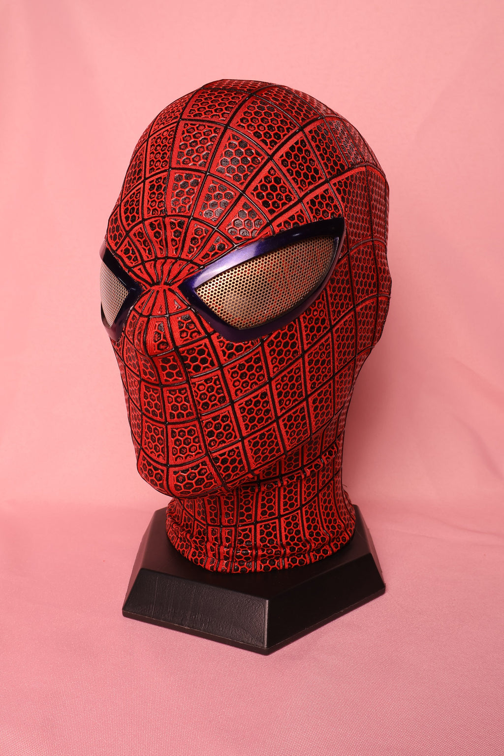 Custom TASM Spider Mask, 3D Textured Personalized Soft Hood with Invisible Zipper