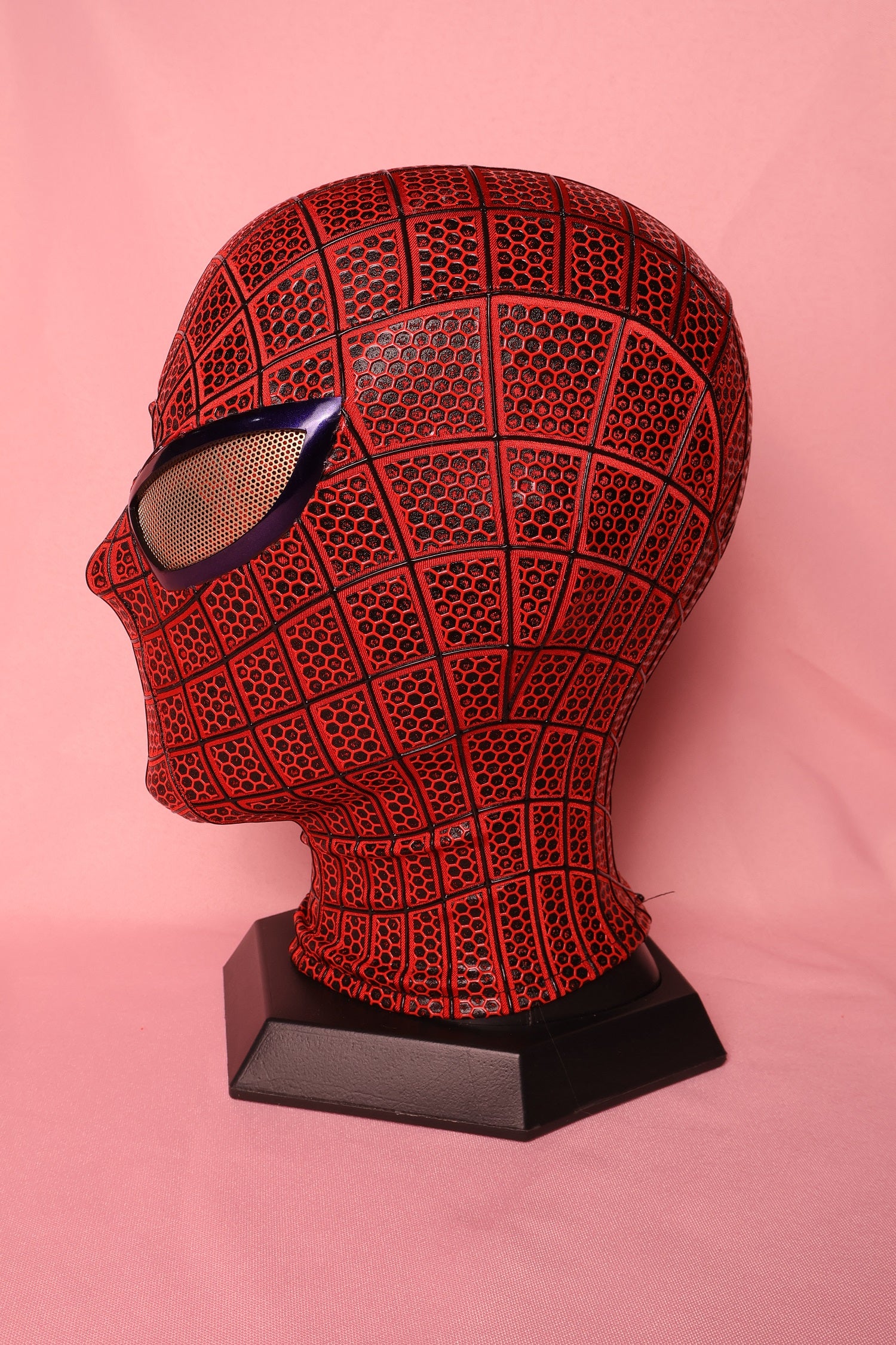 Custom TASM Spider Mask, 3D Textured Personalized Soft Hood with Invisible Zipper