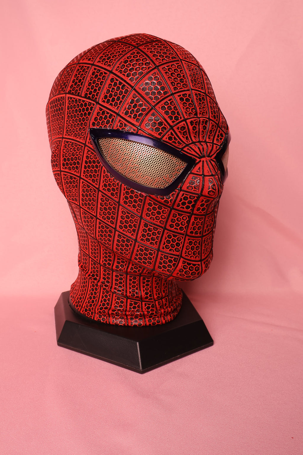 Custom TASM Spider Mask, 3D Textured Personalized Soft Hood with Invisible Zipper