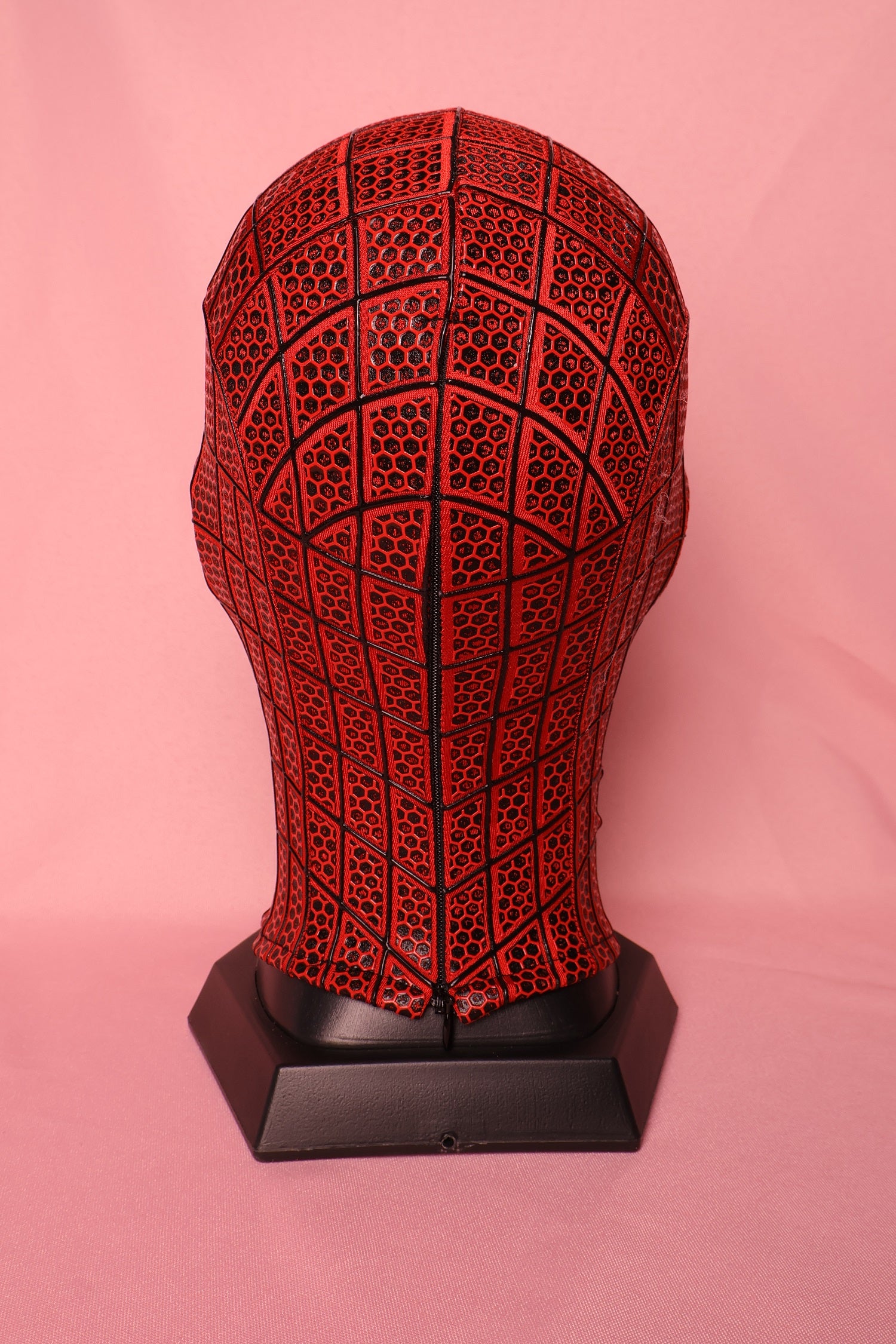 Custom TASM Spider Mask, 3D Textured Personalized Soft Hood with Invisible Zipper