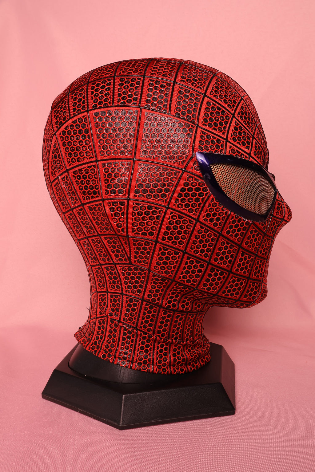 Custom TASM Spider Mask, 3D Textured Personalized Soft Hood with Invisible Zipper
