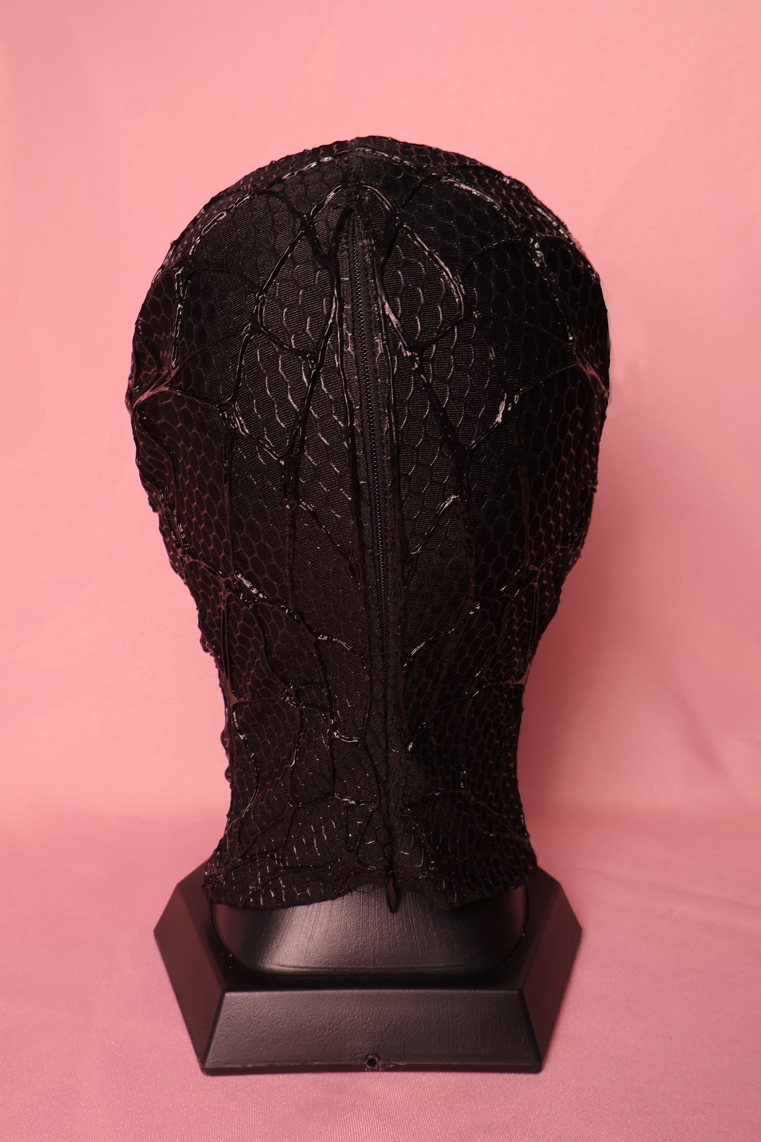 Custom Giant White Lens Spider Gear: PVC Head Armor, Personalized Hood