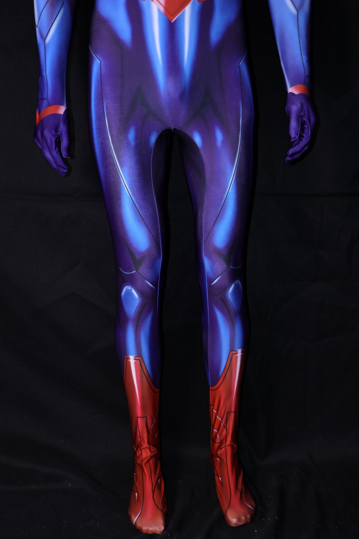 Custom Cosplay Bodysuit for New 52 Superman Men - Personalized Blue Suit