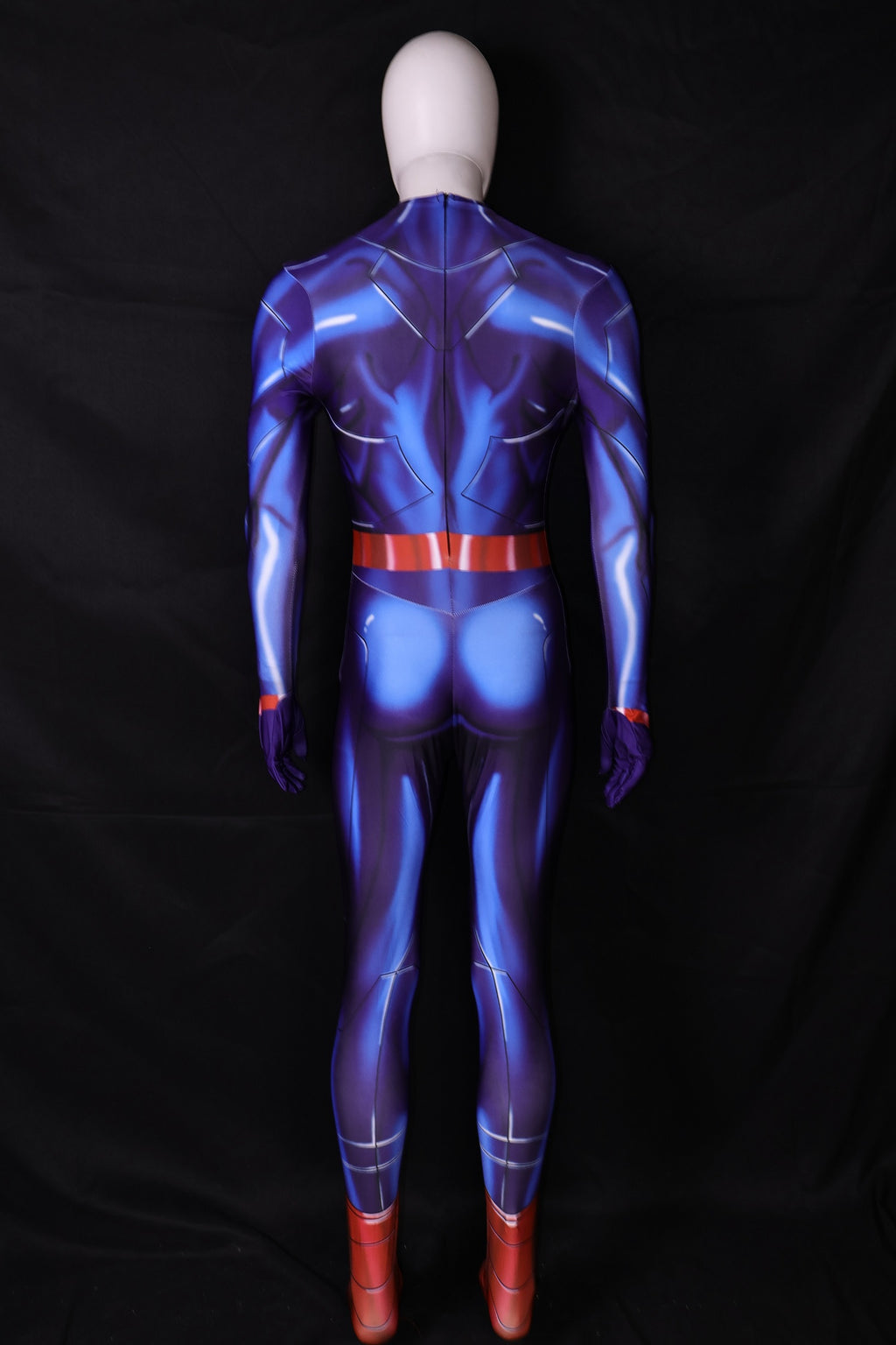 Custom Cosplay Bodysuit for New 52 Superman Men - Personalized Blue Suit