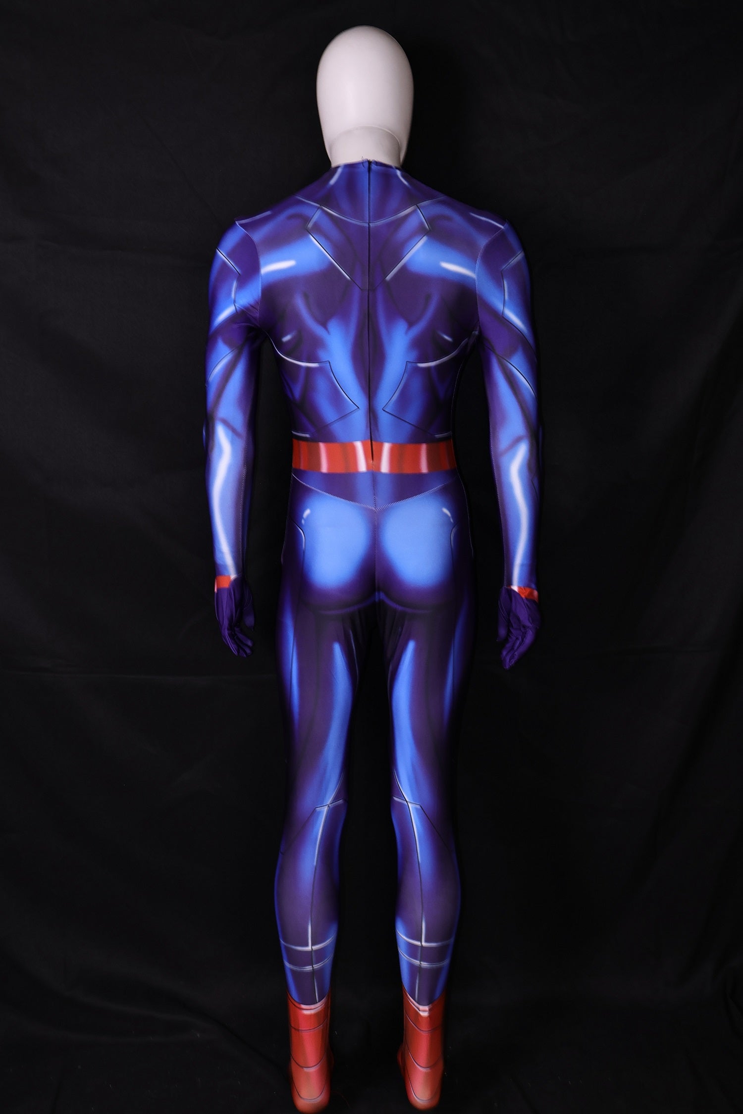 Custom Cosplay Bodysuit for New 52 Superman Men - Personalized Blue Suit