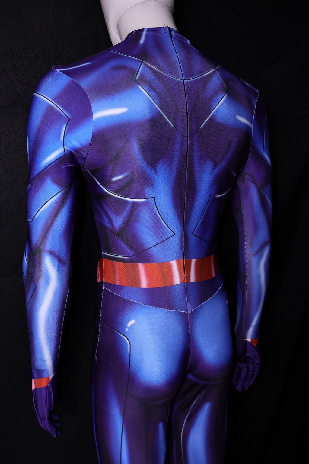 Custom Cosplay Bodysuit for New 52 Superman Men - Personalized Blue Suit