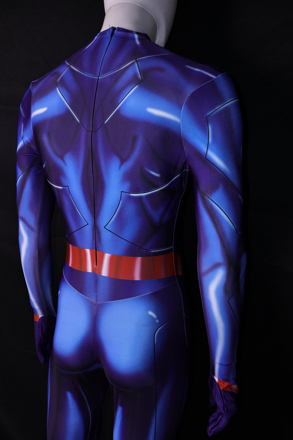 Custom Cosplay Bodysuit for New 52 Superman Men - Personalized Blue Suit