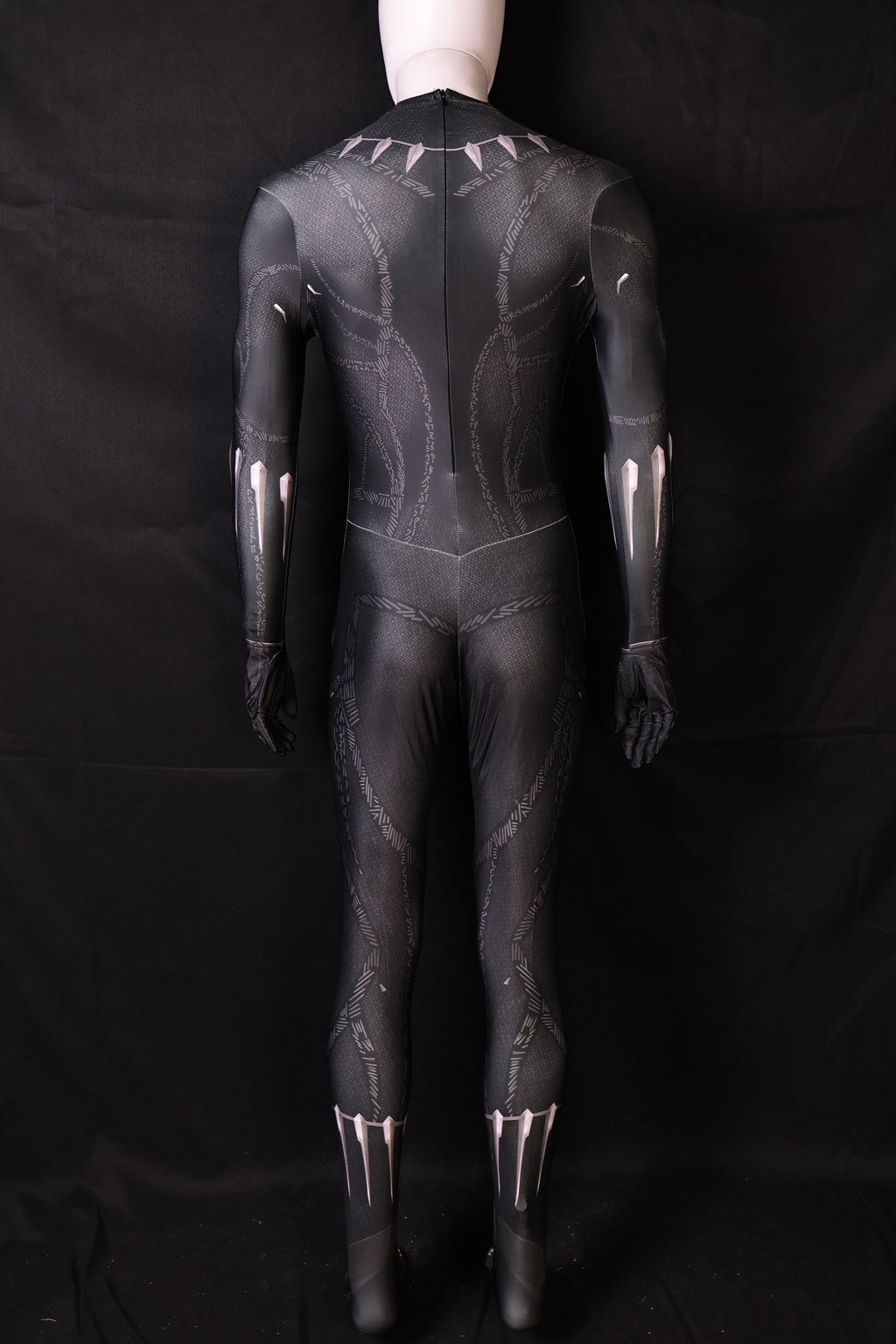 Custom Cosplay Commission Bodysuit for Dark Panther Men - Black Shadow Suit