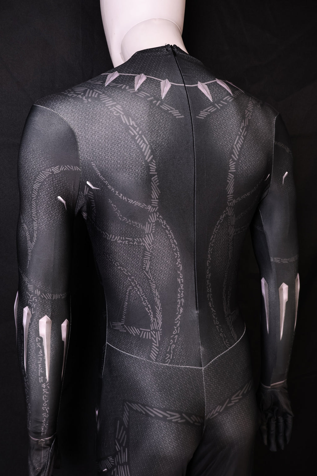 Custom Cosplay Commission Bodysuit for Dark Panther Men - Black Shadow Suit