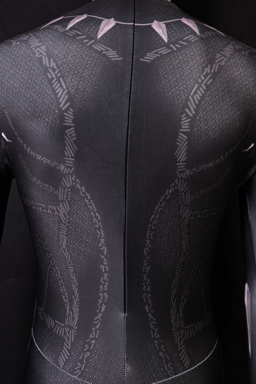 Custom Cosplay Commission Bodysuit for Dark Panther Men - Black Shadow Suit