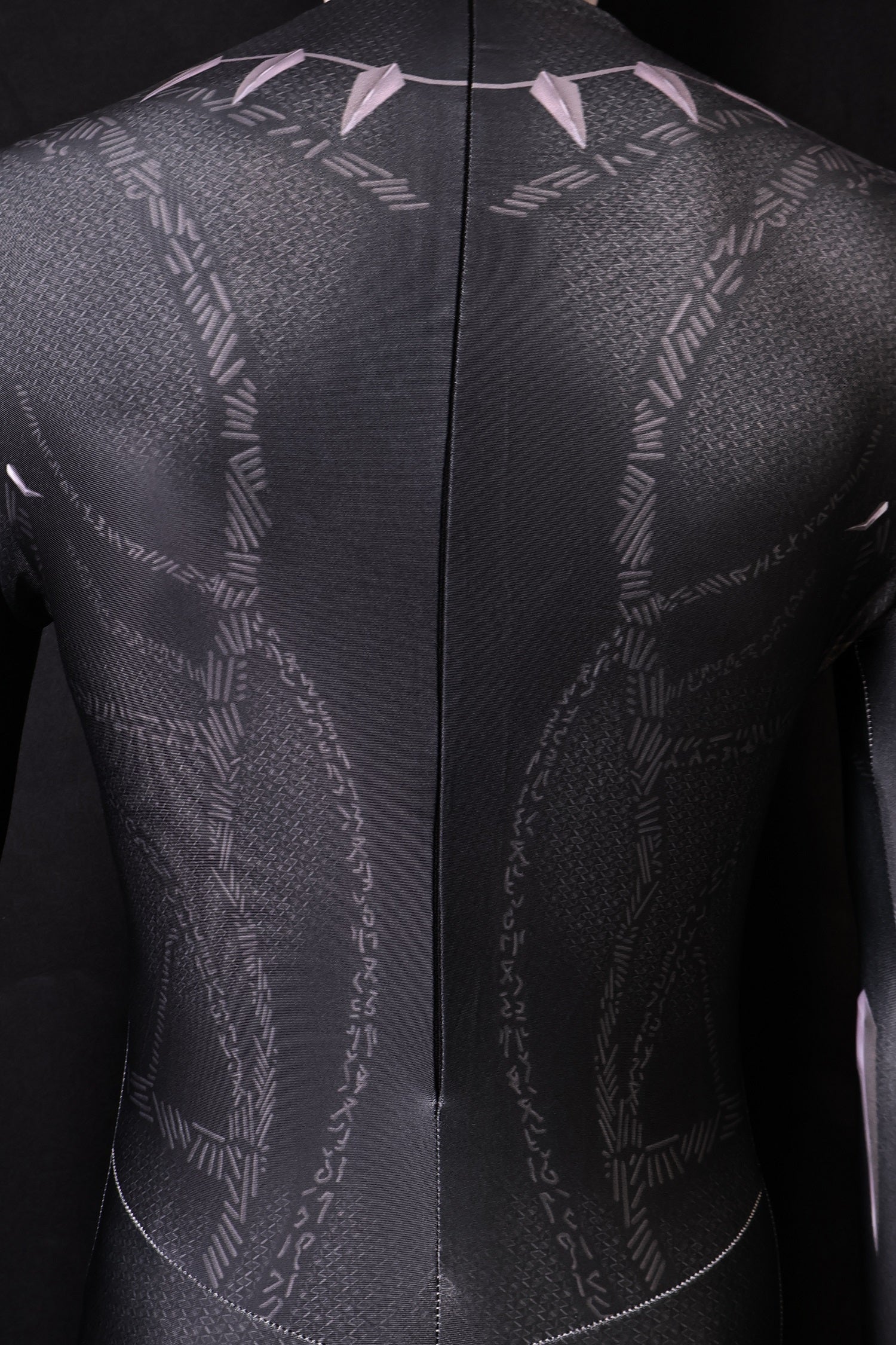 Custom Cosplay Commission Bodysuit for Dark Panther Men - Black Shadow Suit