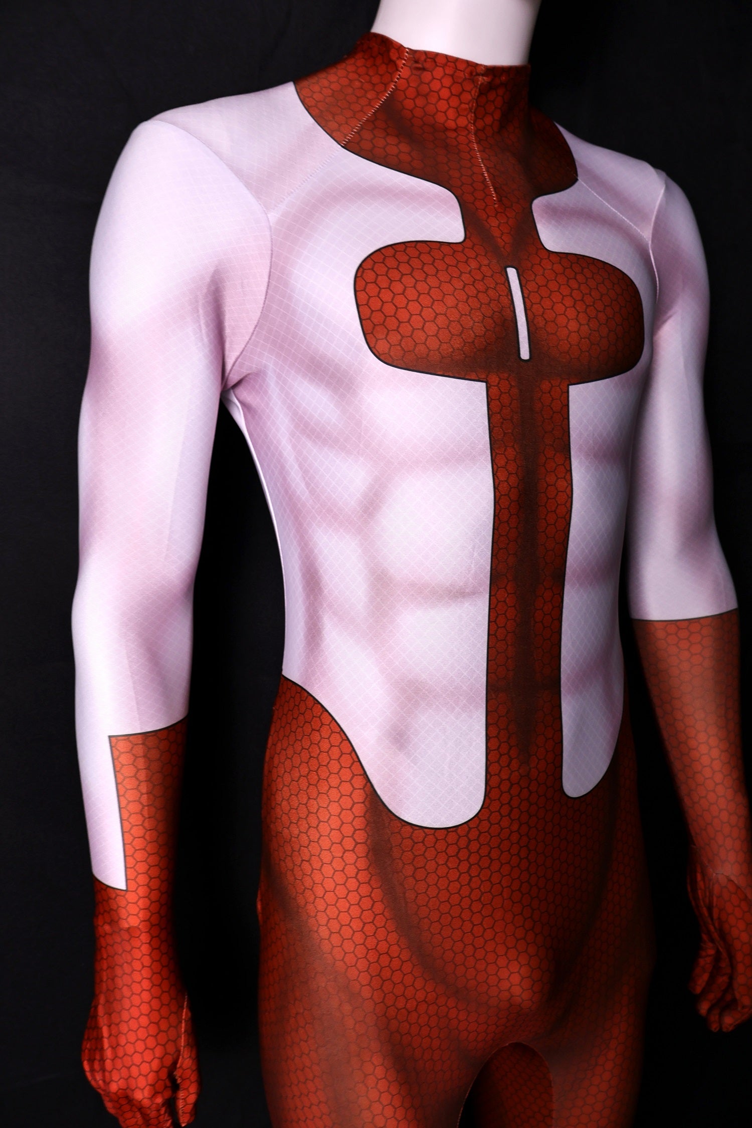 Personalized Cosplay Bodysuit for Omni-Man Men - Custom Red Suit