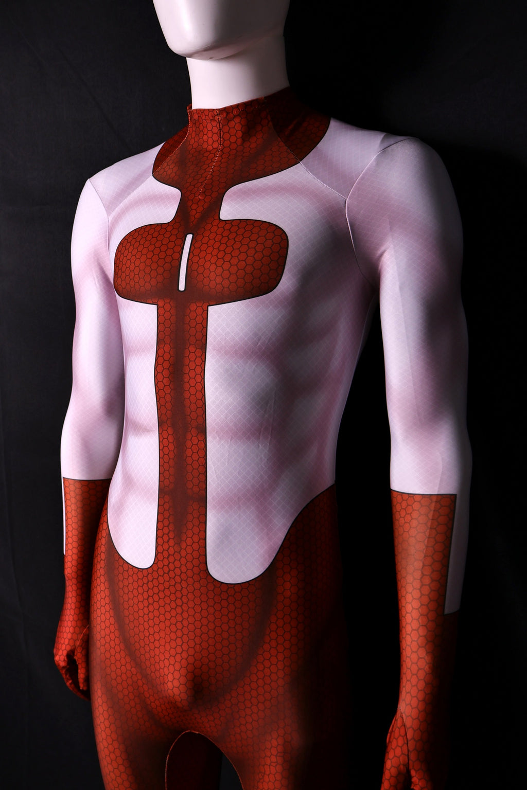 Personalized Cosplay Bodysuit for Omni-Man Men - Custom Red Suit