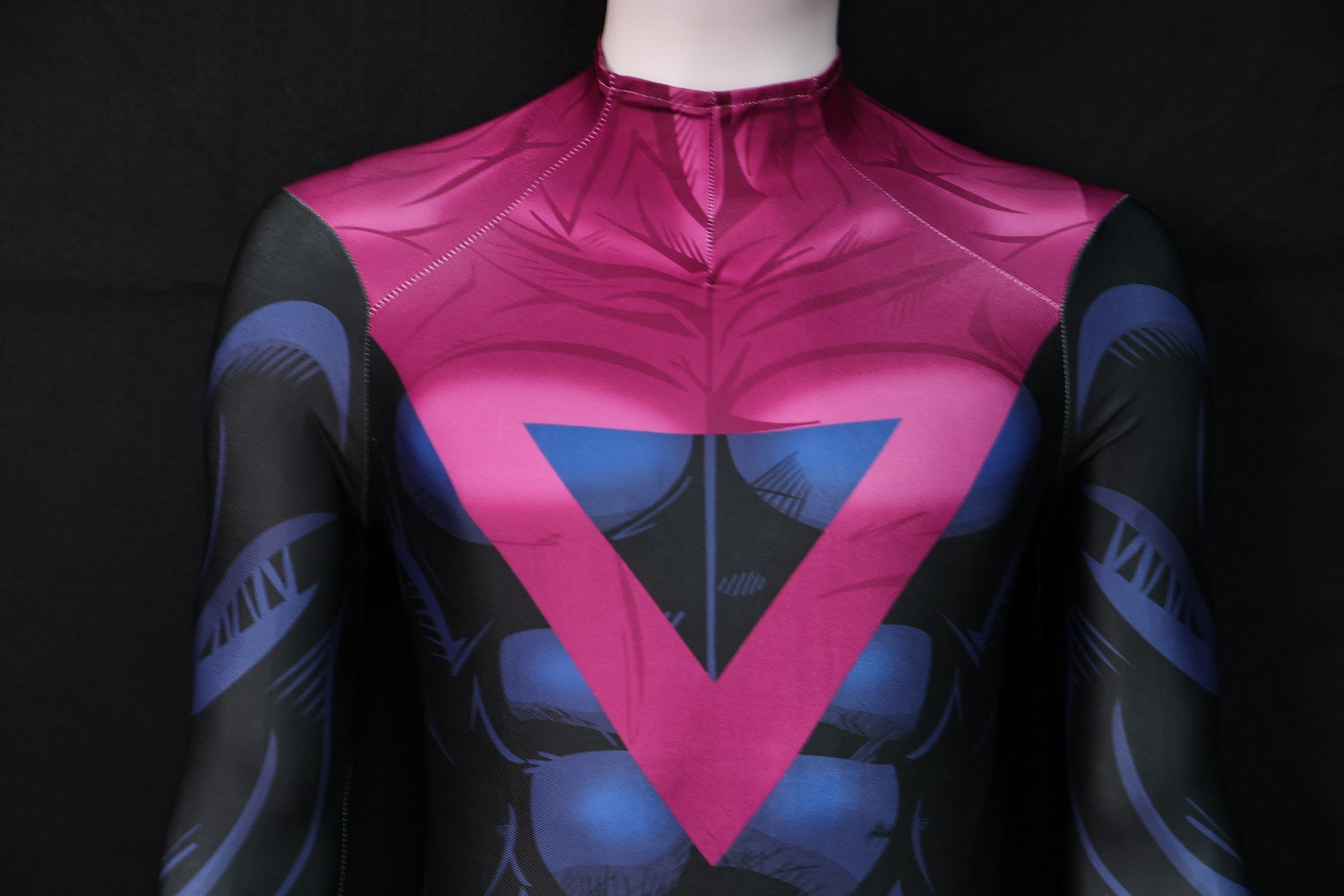 Custom Cosplay Bodysuit for Cyber Sentinel Men - Personalized Pink Suit