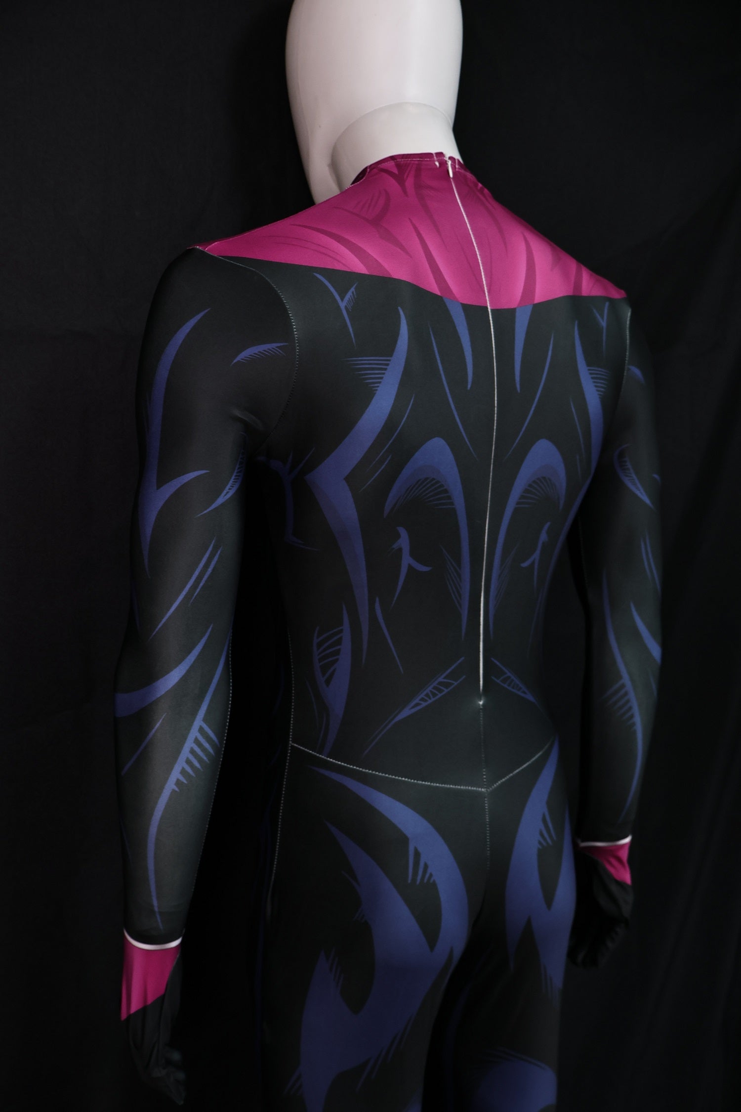 Custom Cosplay Bodysuit for Cyber Sentinel Men - Personalized Pink Suit