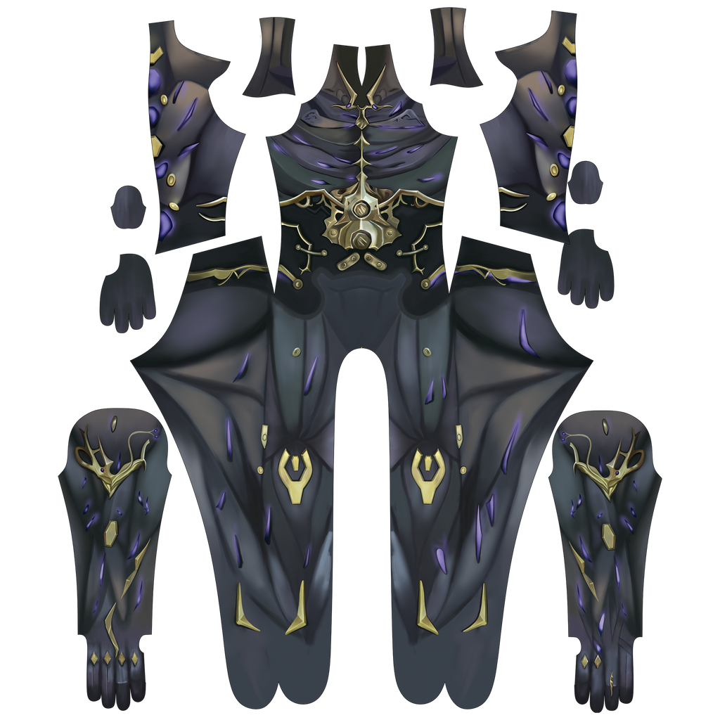 Custom Cosplay Commission Bodysuit for Cyborg Inventor Men - Purple Suit