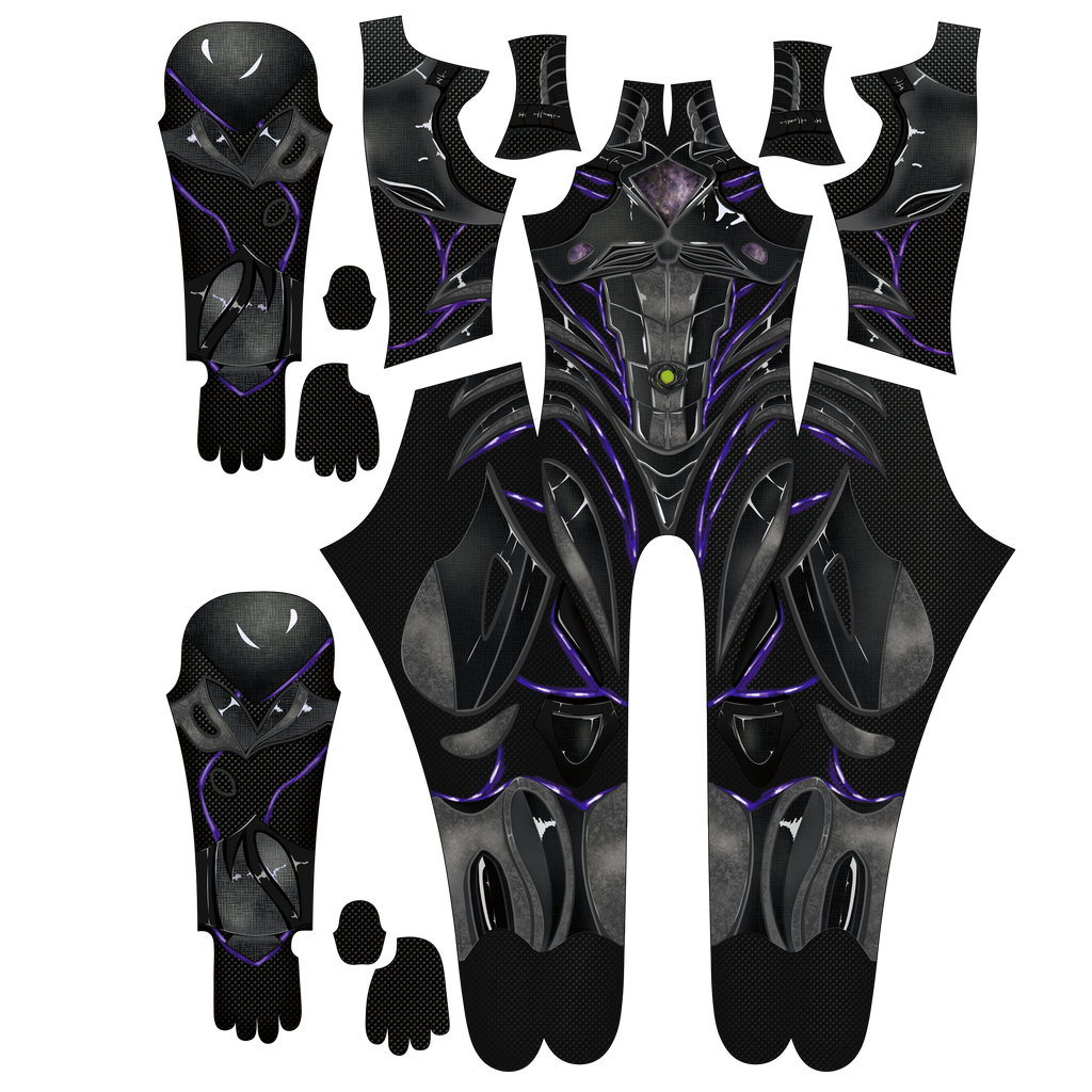Personalized Outfit for Power Rangers 2017 BLACK FEMALE ARMORED Men -Suit