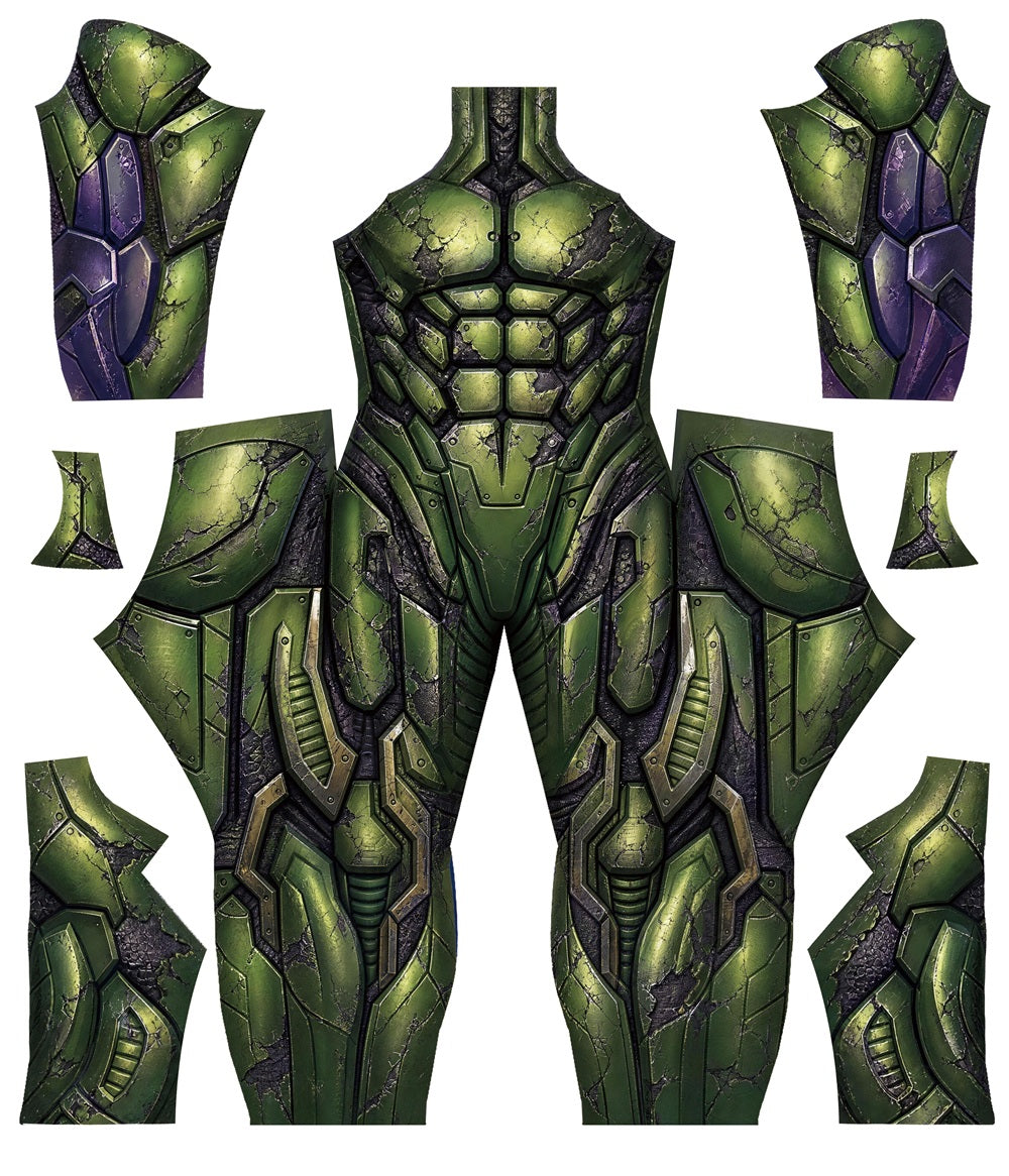 Professional Custom Design Muscle Suit - Your Image/Character to Life - 3D Padded Lycra Bodysuit