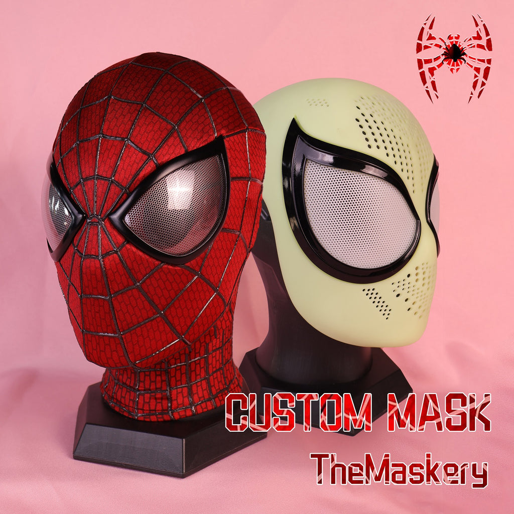 Custom Spider Mask: Personalized Commission, Cosplay Character Gear