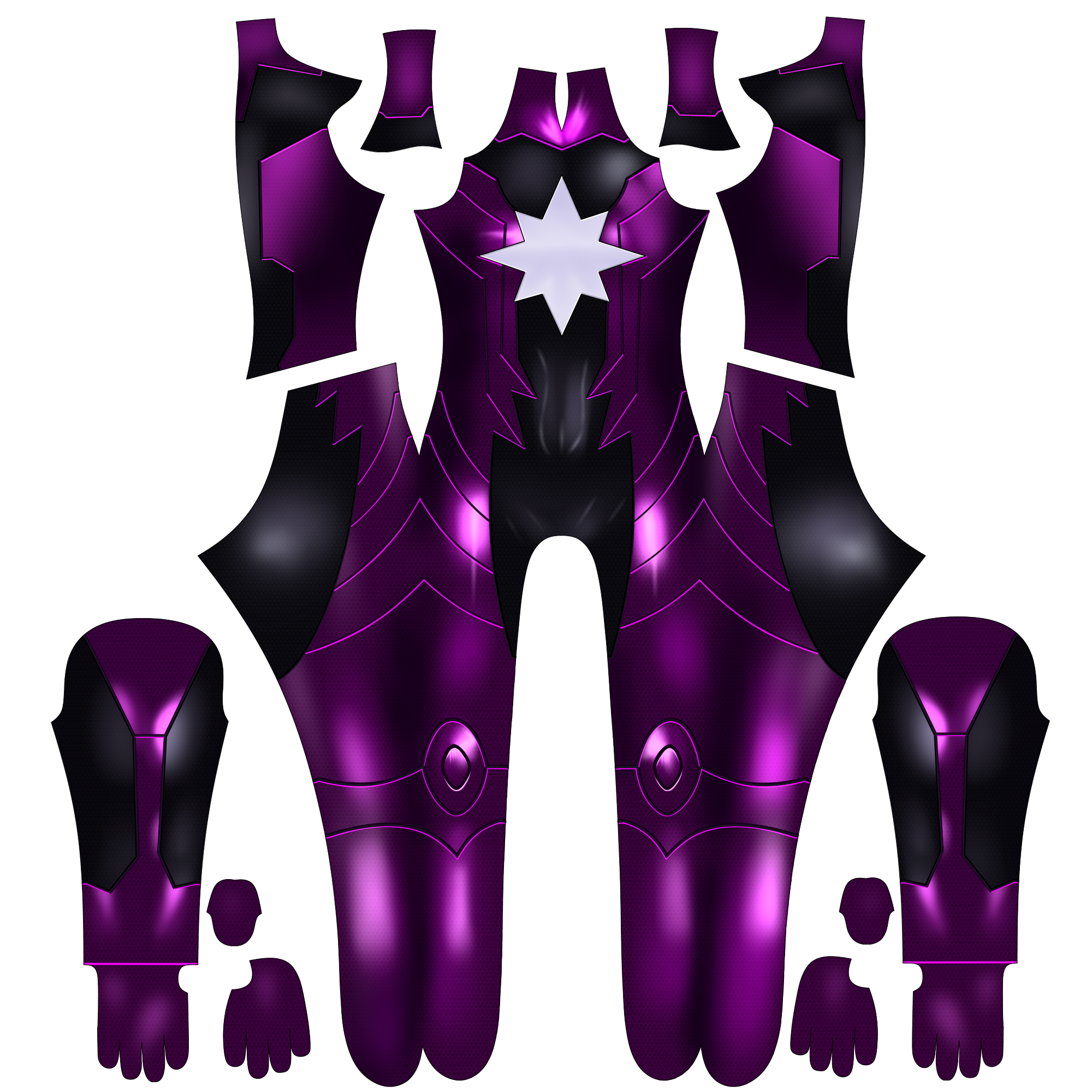 Star Sapphire Suit Custom Jumpsuit for Women