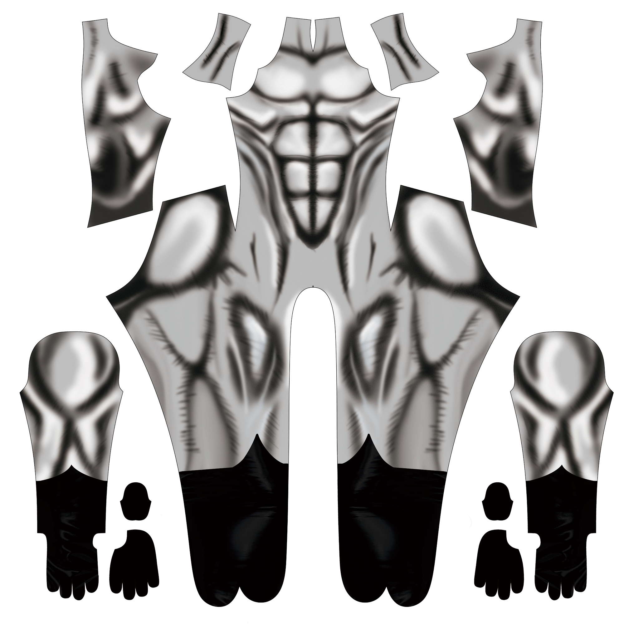 Personalized Cosplay Bodysuit for Batman MDJ Undersuit Men Professional Tailoring