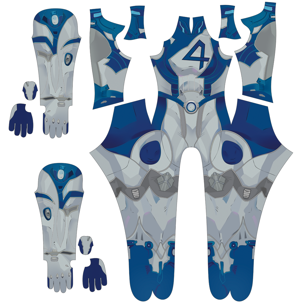 Marvel Rivals Invisible Woman Custom Jumpsuit Women