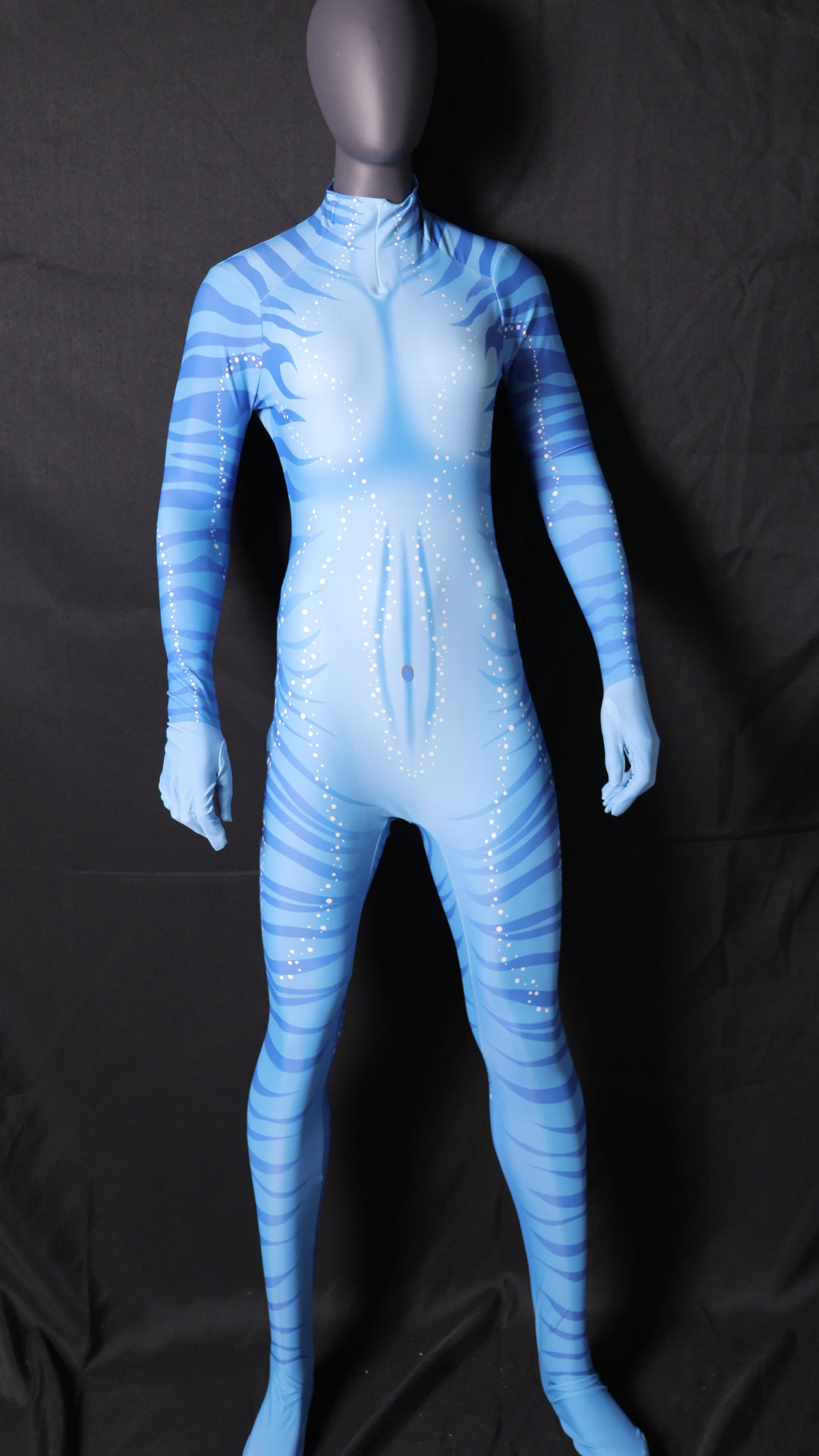 Personalized female avatar catsuit made from image