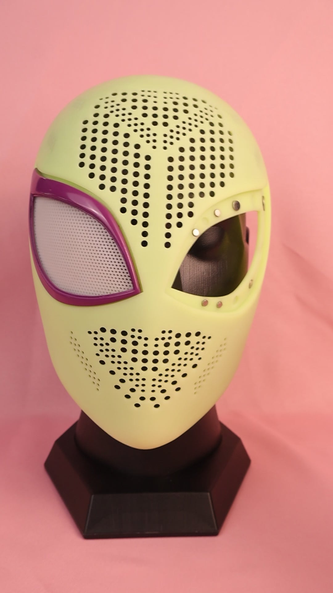 Custom Upswept Sharp Lens Spider Hood: PVC Faceshell, Personalized