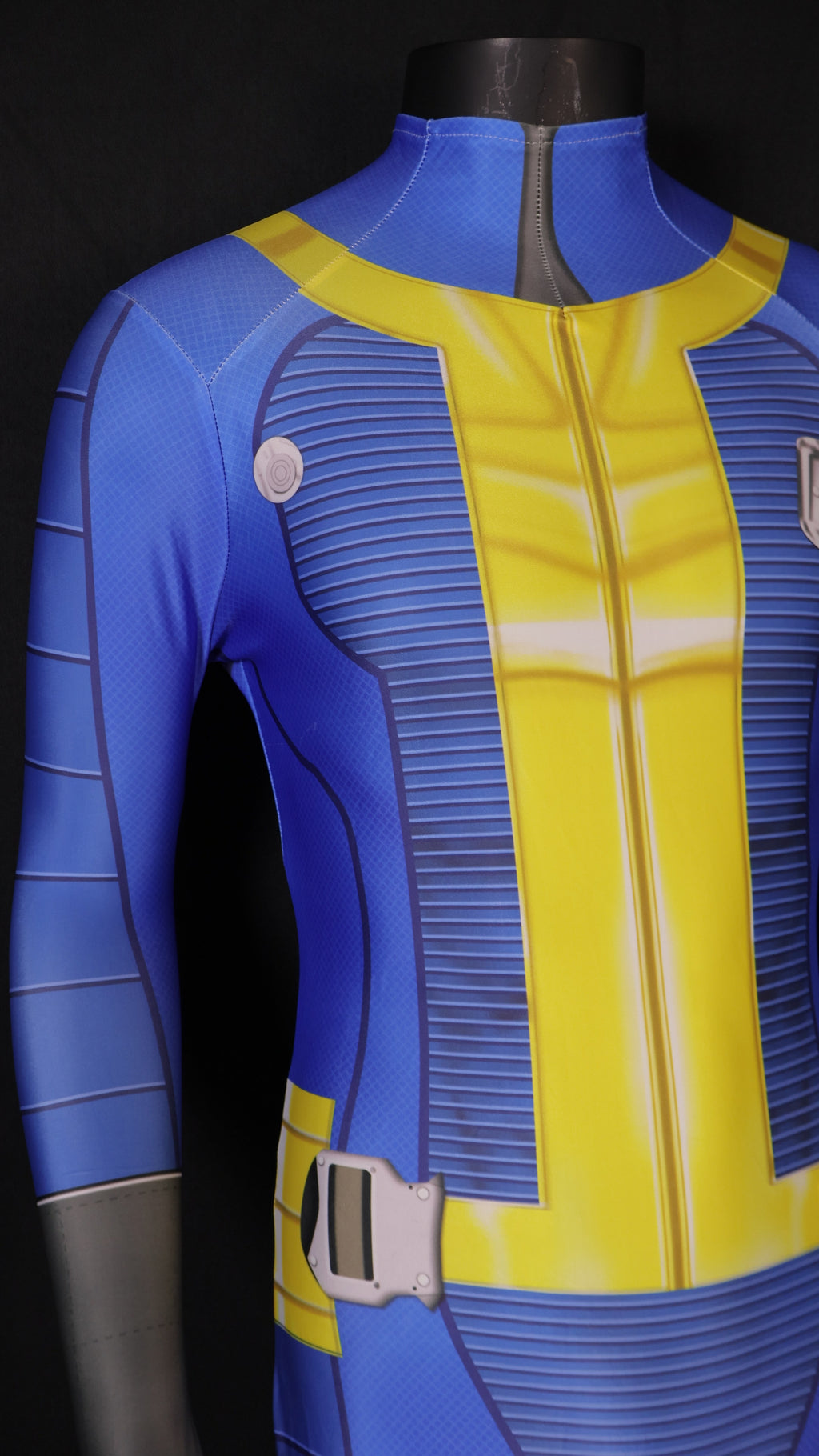 Men fallout 76 vault suit blue yellow jumpsuit custom personalized