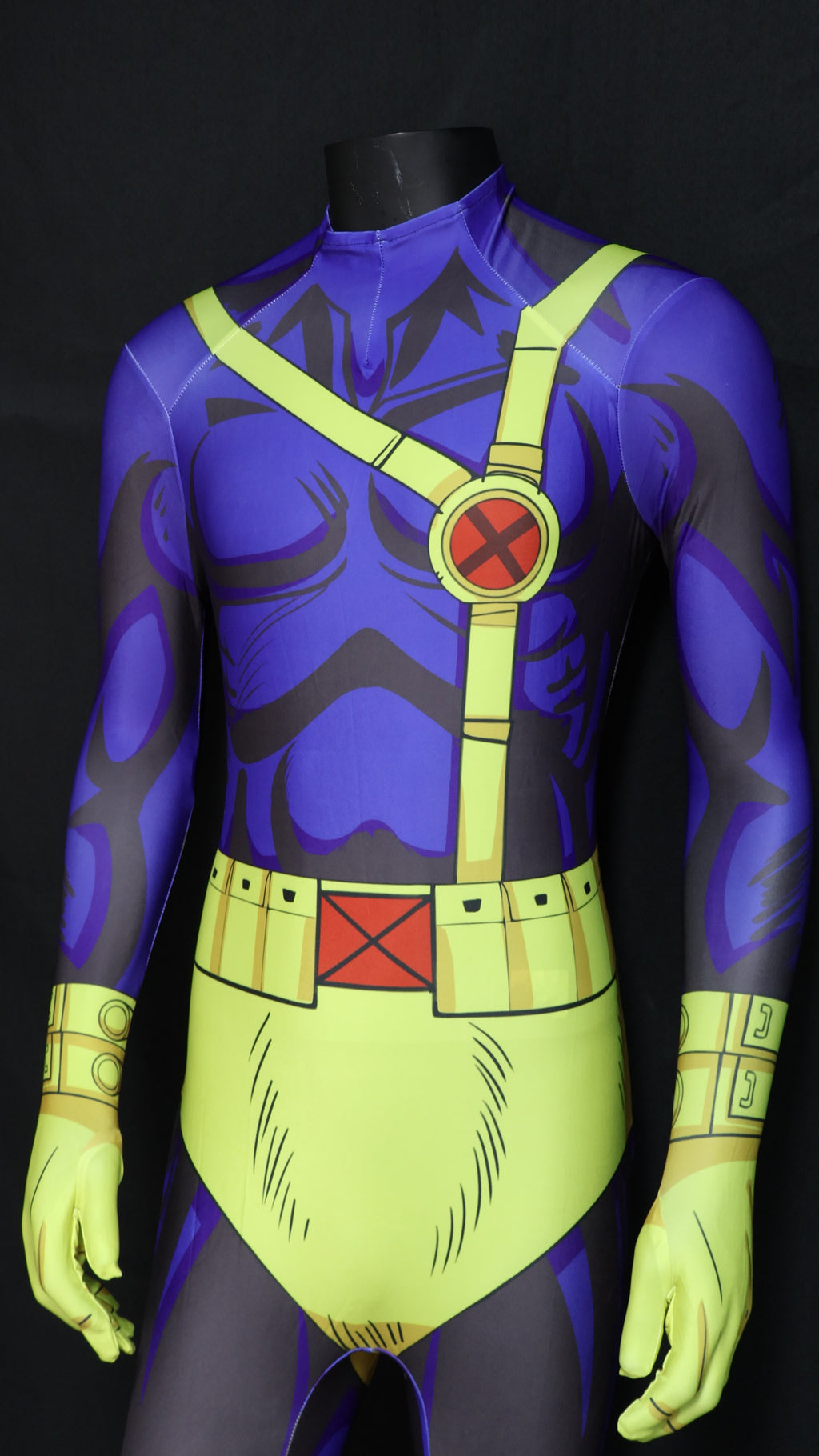 X Men Cyclops Custom Size Classic Mutant Warrior Bodysuit - Male Edition
