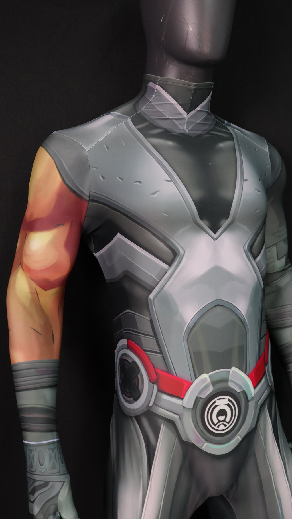 Darkseid Spandex Jumpsuit Back Zipper Armor for Men Villain Cosplay
