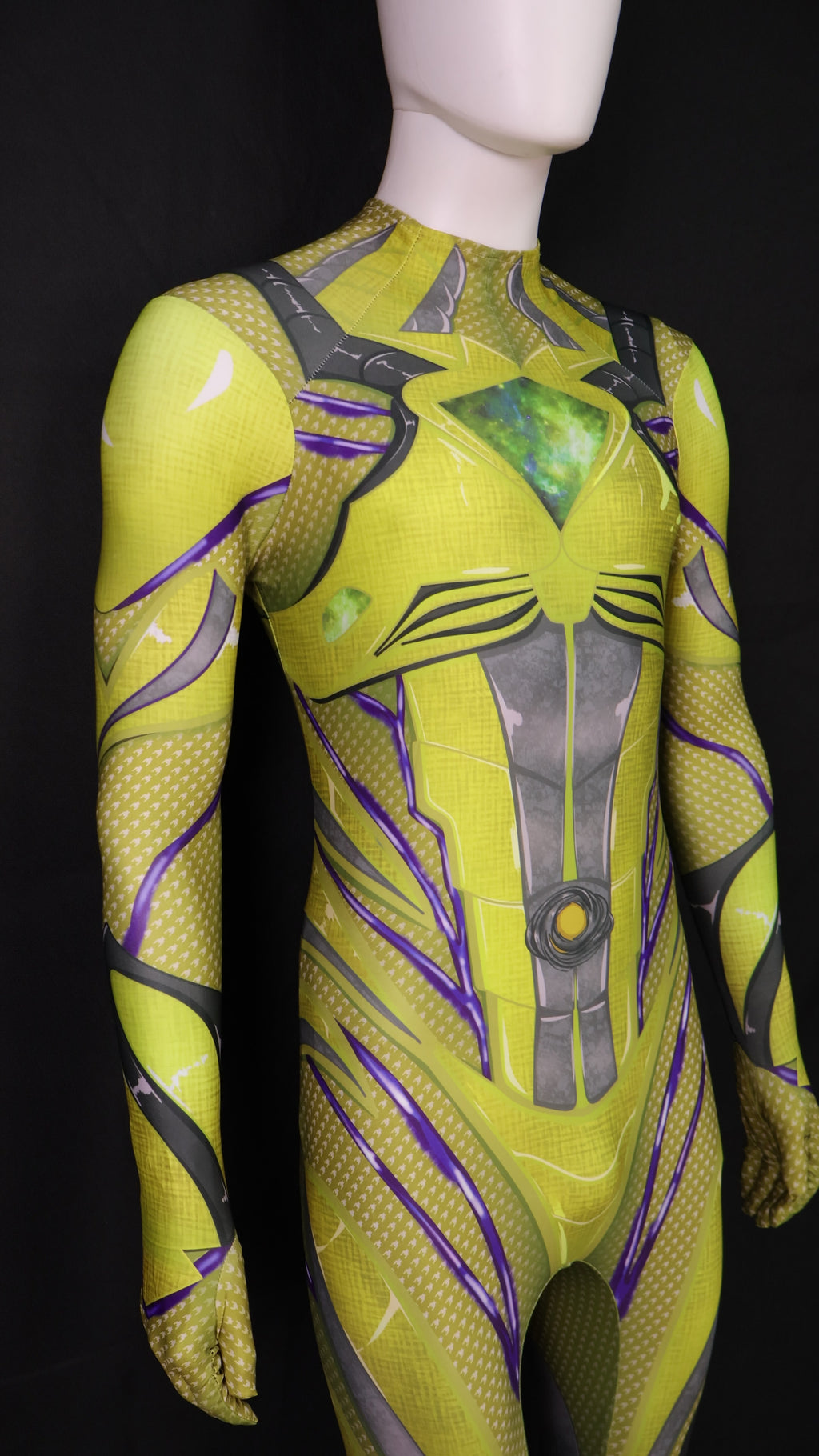 Commissioned Cosplay Bodysuit for Power Rangers 2017 YELLOW ARMORED Men - Unique Gear