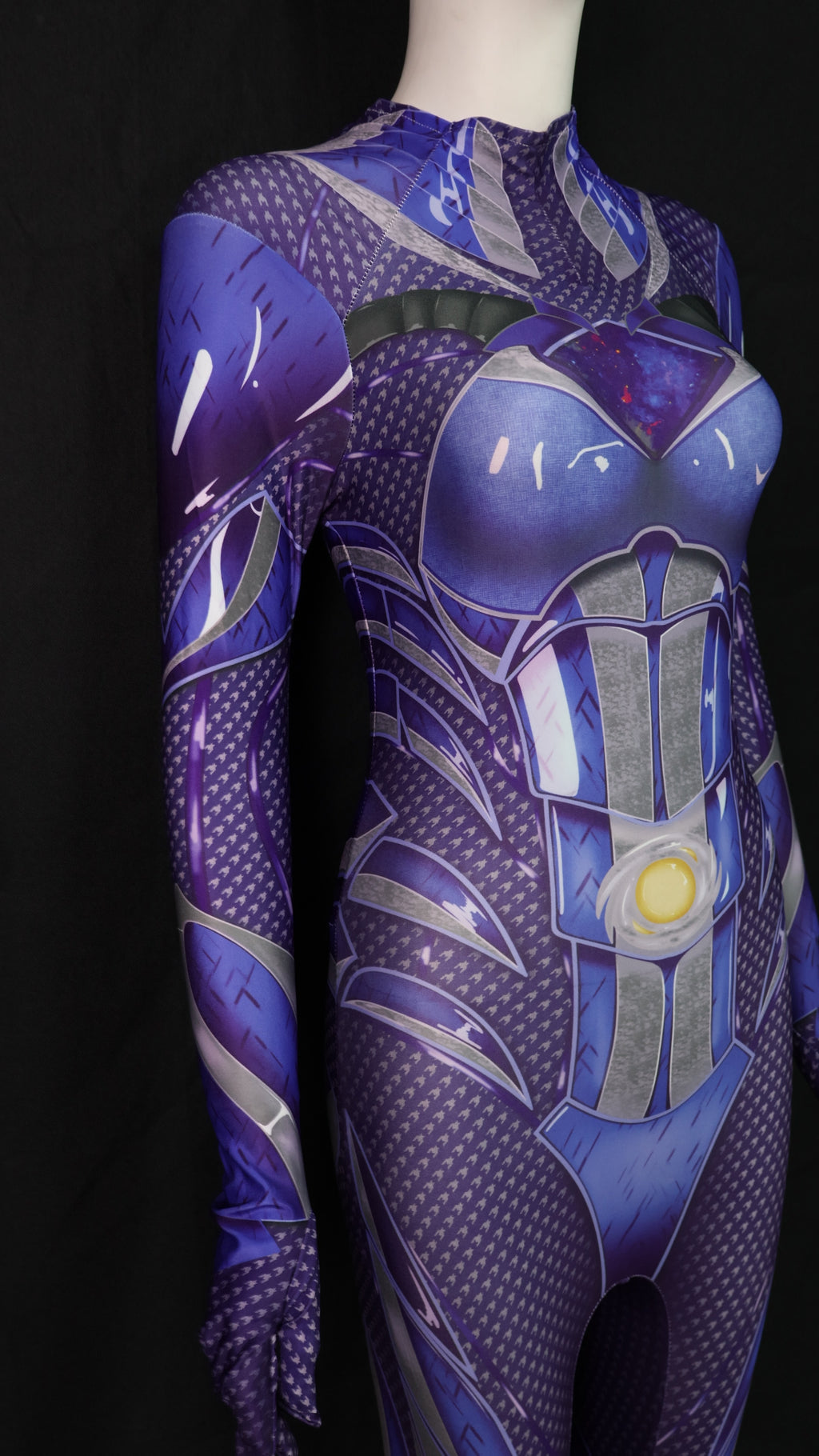 Women Custom Purple Ranger 2017 Movie Jumpsuit