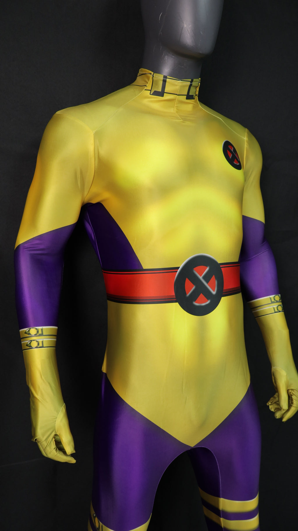 Custom Cosplay Bodysuit for Morph Mutant 97 Men - Personalized Yellow Suit